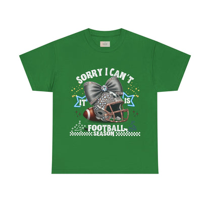 Football Season Bling Tee, Funny Football T-Shirt, Fall Sports Shirt, Unisex Graphic Tee, Gift for Sports Fans