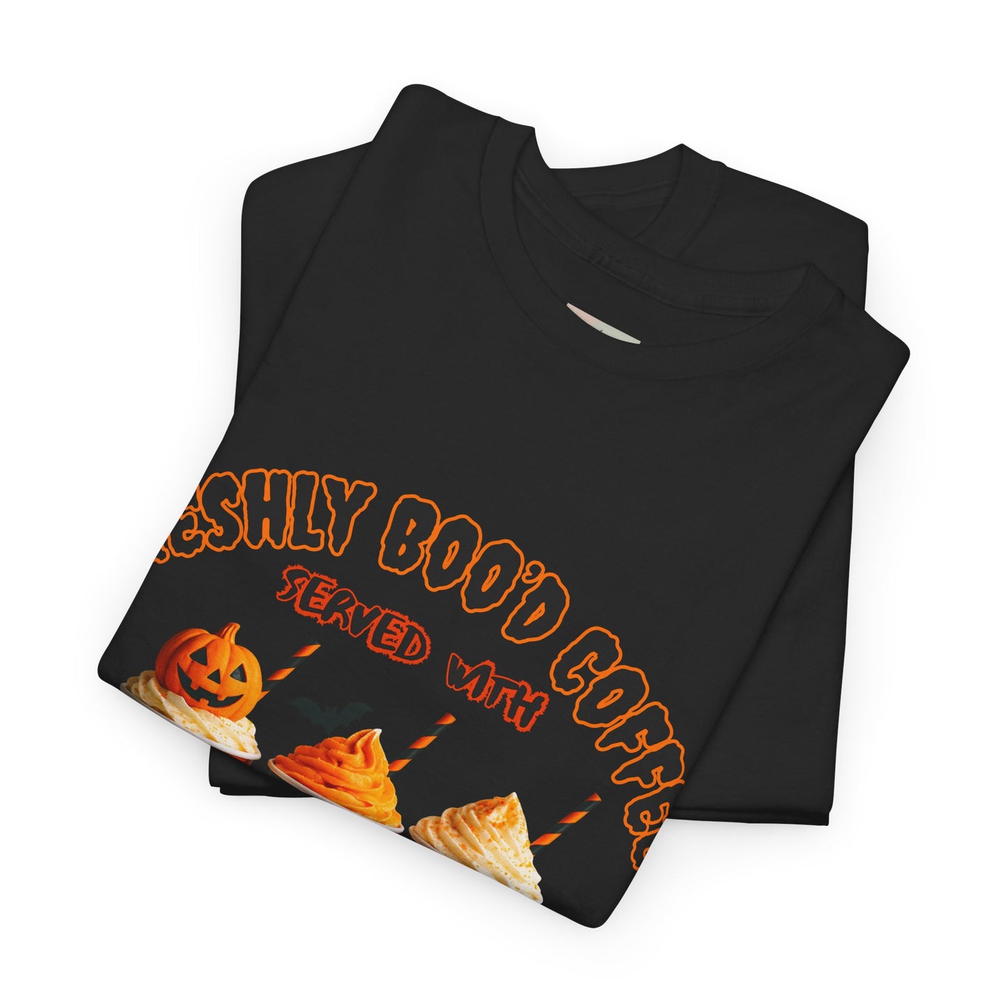 Halloween Coffee Tee, Fun Graphic T-Shirt, Unisex Shirt for Pumpkin Spice Lovers, Spooky Season Apparel, Boo-tiful Halloween Gift