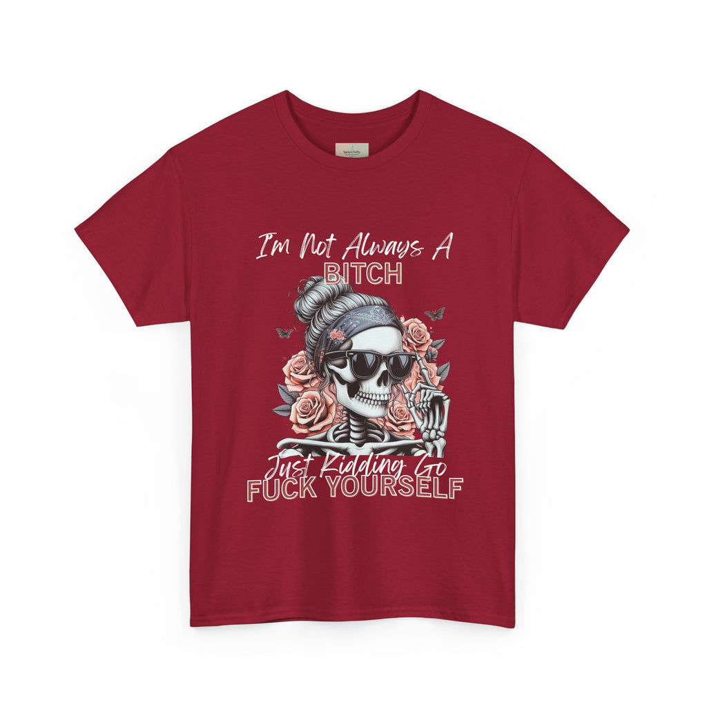 Edgy Graphic Tee, Funny Skull Shirt, Unisex Cotton T-Shirt, Gift for Her, Halloween Shirt, Alternative Fashion
