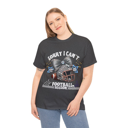 Football Season Bling Tee, Funny Football T-Shirt, Fall Sports Shirt, Unisex Graphic Tee, Gift for Sports Fans