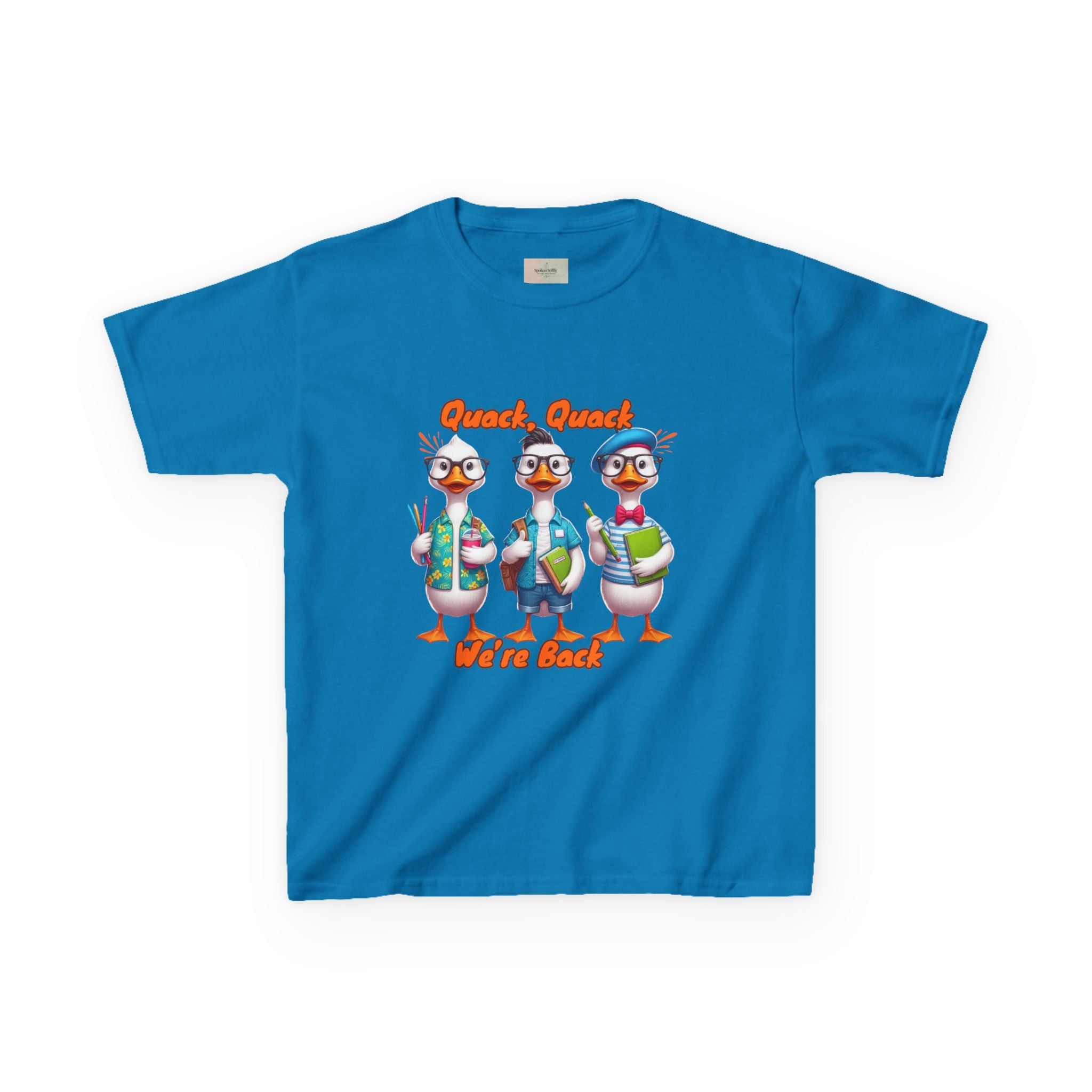 Cute Duck Graphic Kids Tee, Funny Animal T-Shirt for Children, Birthday Gift, Funny Quote Shirt, Kids Wear, Summer Outfit