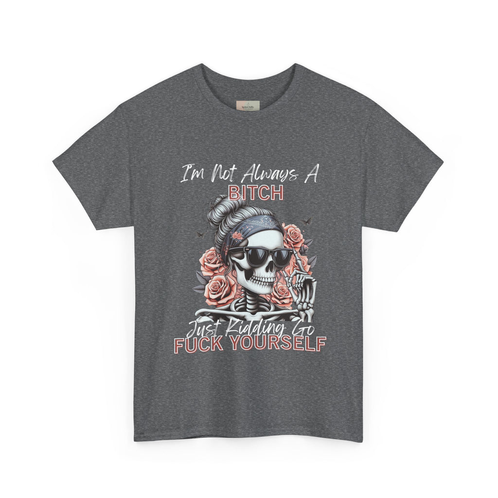 Edgy Graphic Tee, Funny Skull Shirt, Unisex Cotton T-Shirt, Gift for Her, Halloween Shirt, Alternative Fashion