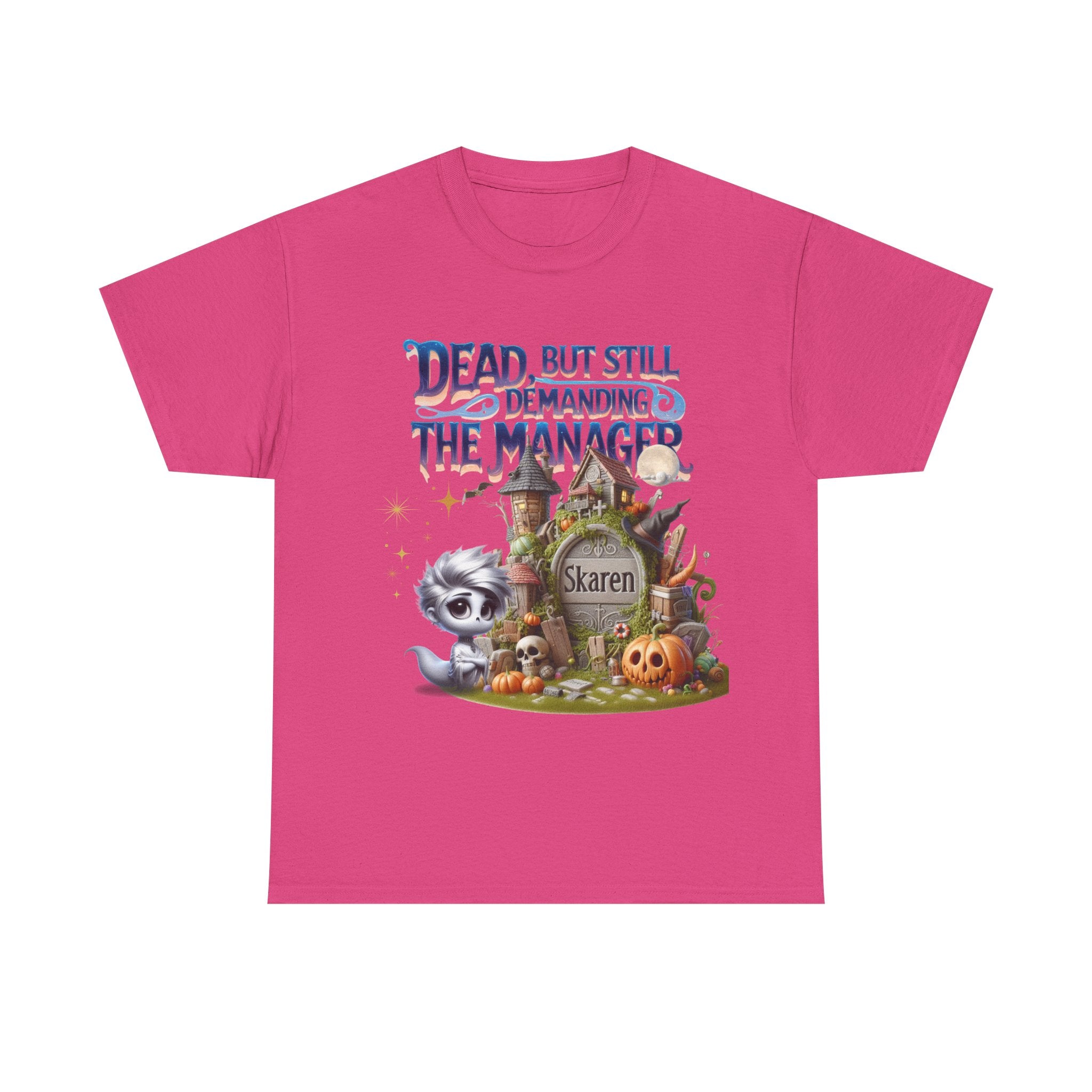 Halloween Demand Manager Tee - Funny Unisex Cotton Shirt, Gift for Karen Lovers, Spooky Season Apparel, Party T-Shirt, Humor Top