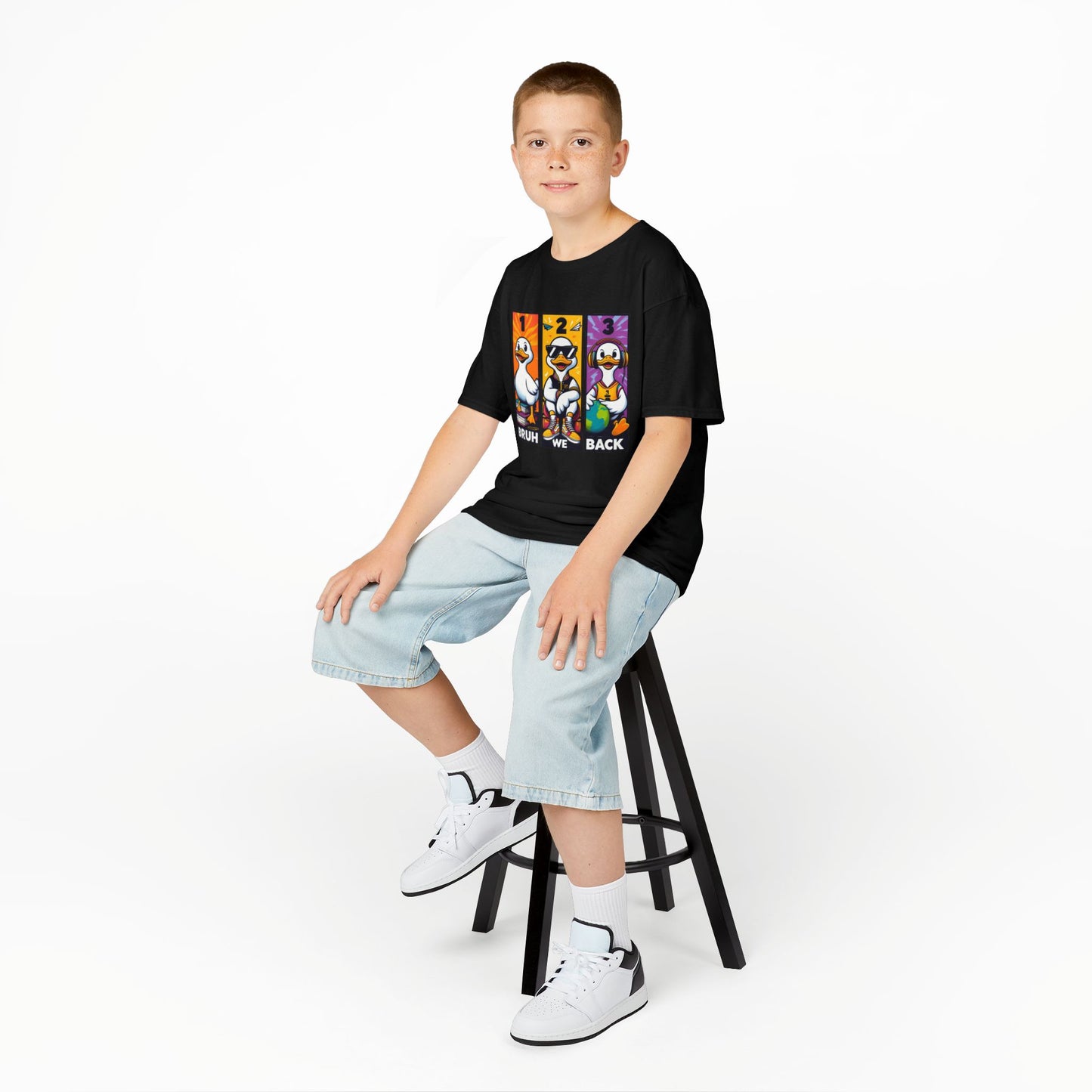 Kids' Graphic Tee | Fun Cartoon Ducks Design, Unique Kids T-Shirt, Playful Outfit, Perfect Gift for Birthdays and Parties