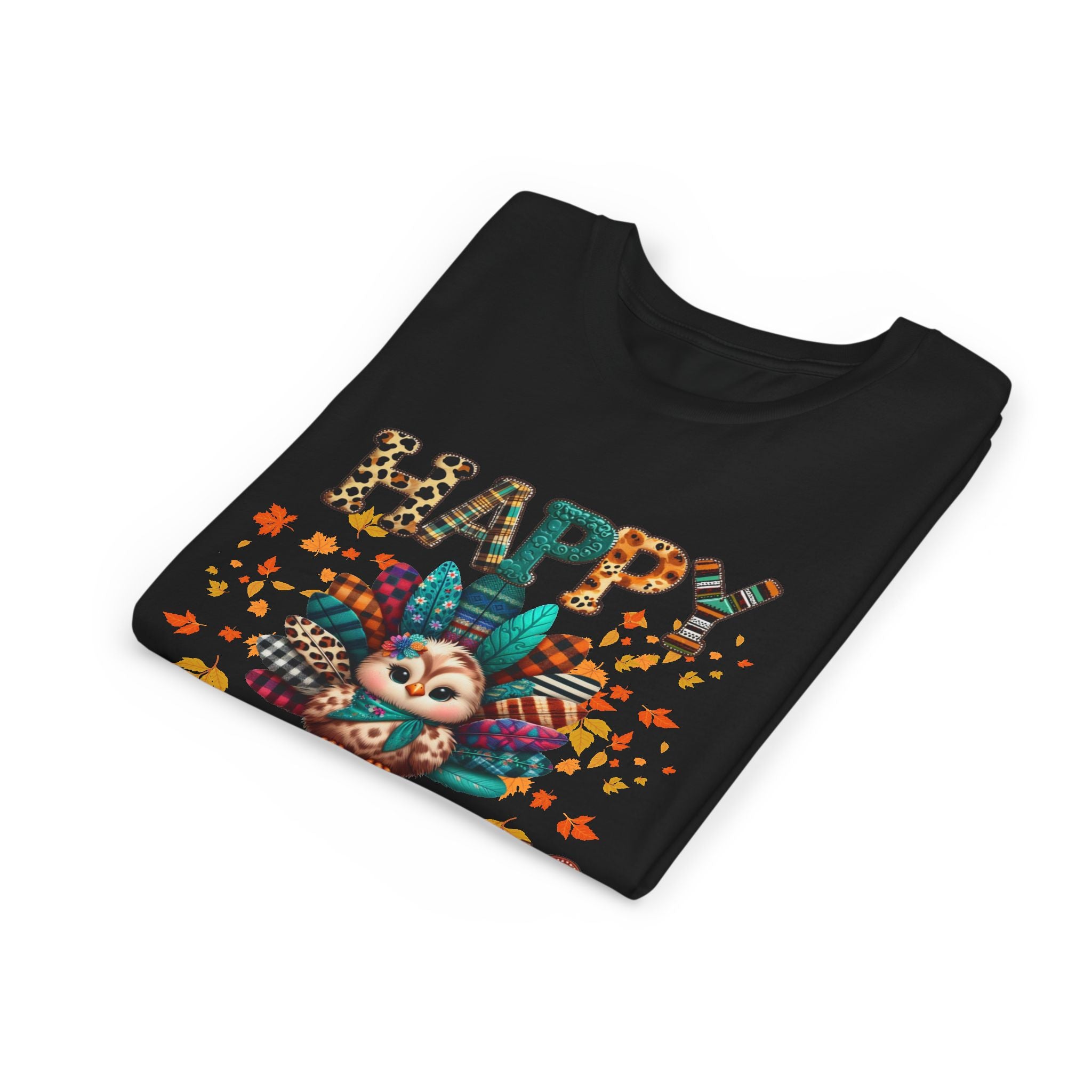 Thanksgiving Turkey Youth Tee, Kids Holiday Shirt, Autumn Graphic Tee, Family Thanksgiving Outfit, Cute Fall Apparel