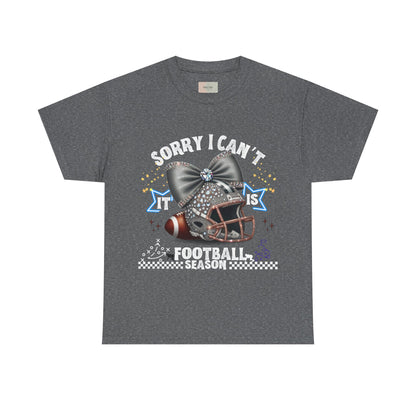 Football Season Bling Tee, Funny Football T-Shirt, Fall Sports Shirt, Unisex Graphic Tee, Gift for Sports Fans