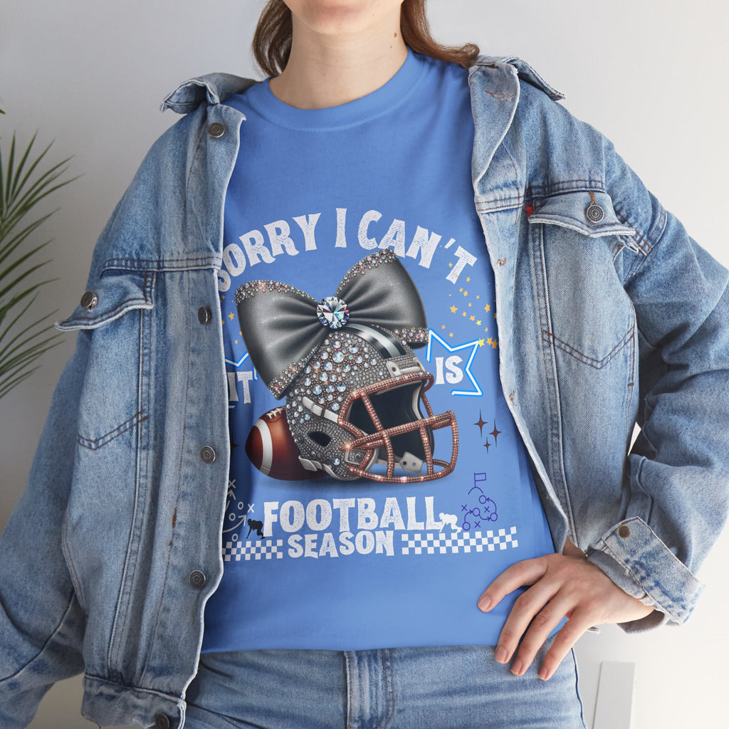 Football Season Bling Tee, Funny Football T-Shirt, Fall Sports Shirt, Unisex Graphic Tee, Gift for Sports Fans