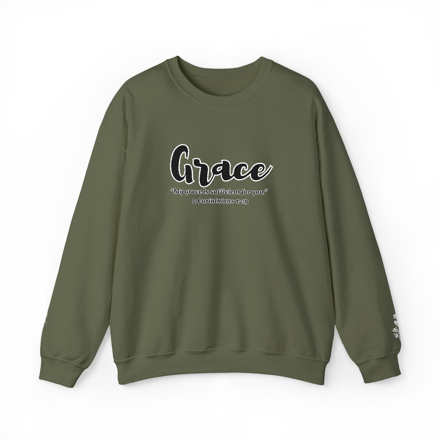 My Grace Is Sufficient Sweatshirt – Christian Crewneck, Faith-Inspired Unisex Pullover, Encouraging Gift