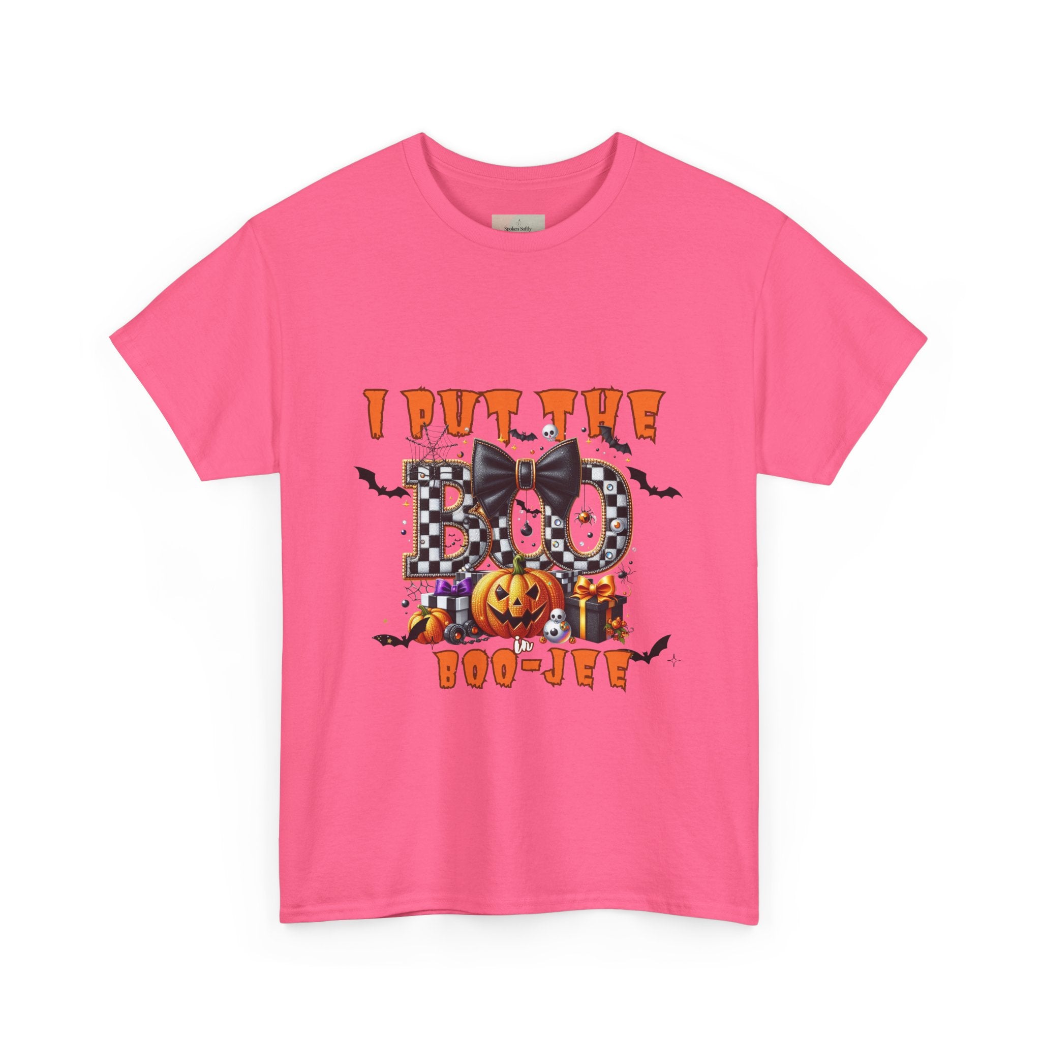 Halloween Themed Unisex Tee - I Put The Boo In Boo-Jew, Cute Funny Halloween T-Shirt, Spooky Season Apparel, Halloween Party Wear, [...]