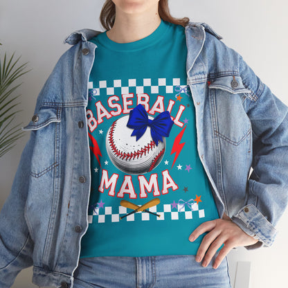 Baseball Mama Tee - Perfect for Sports Moms, Birthday Gift, Game Day Top, Summer Style, Casual Wear, Team Spirit