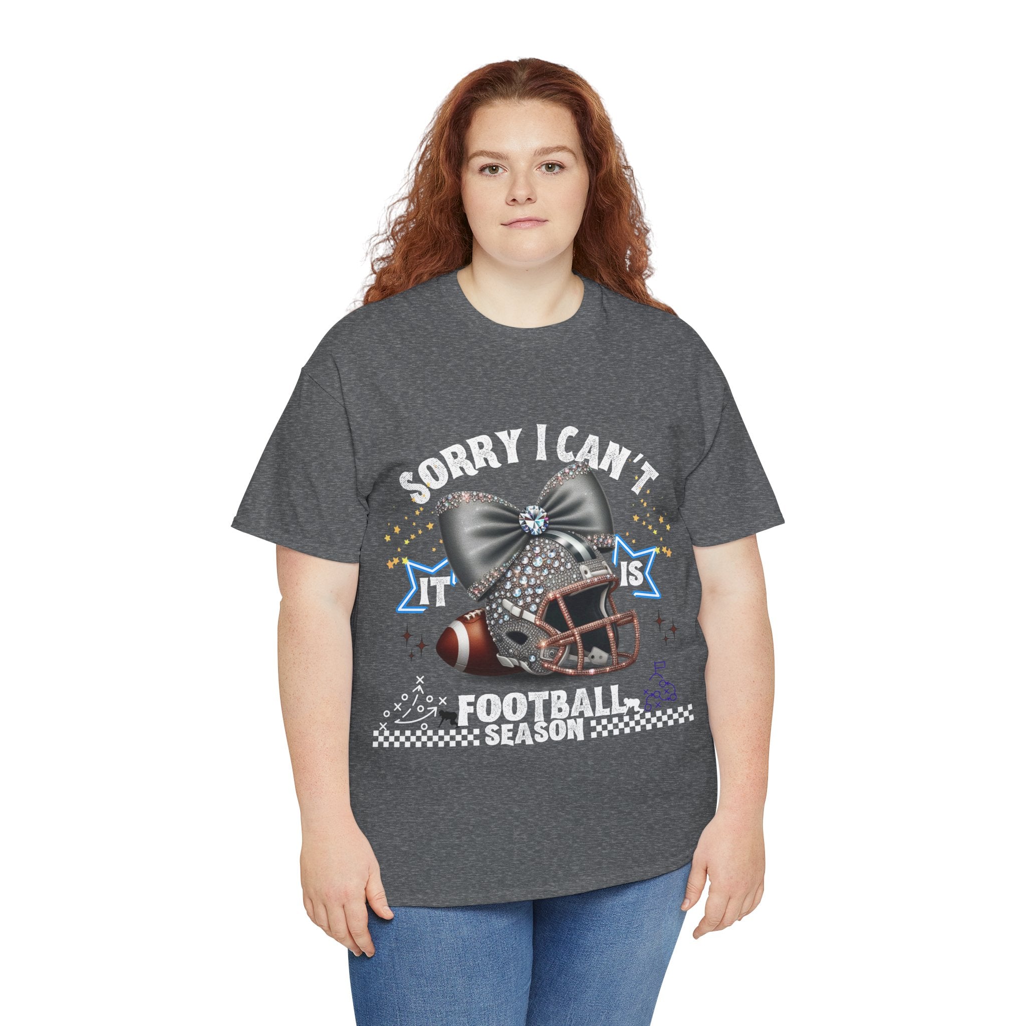 Football Season Bling Tee, Funny Football T-Shirt, Fall Sports Shirt, Unisex Graphic Tee, Gift for Sports Fans