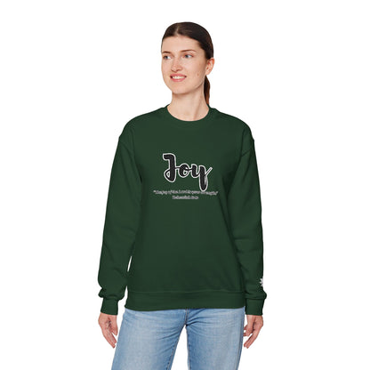 Joy Sweatshirt – “The Joy of the Lord Is Your Strength” Christian Crewneck, Inspirational Faith-Based Pullover, Cozy Unisex Apparel, Uplifting Gift for Believers