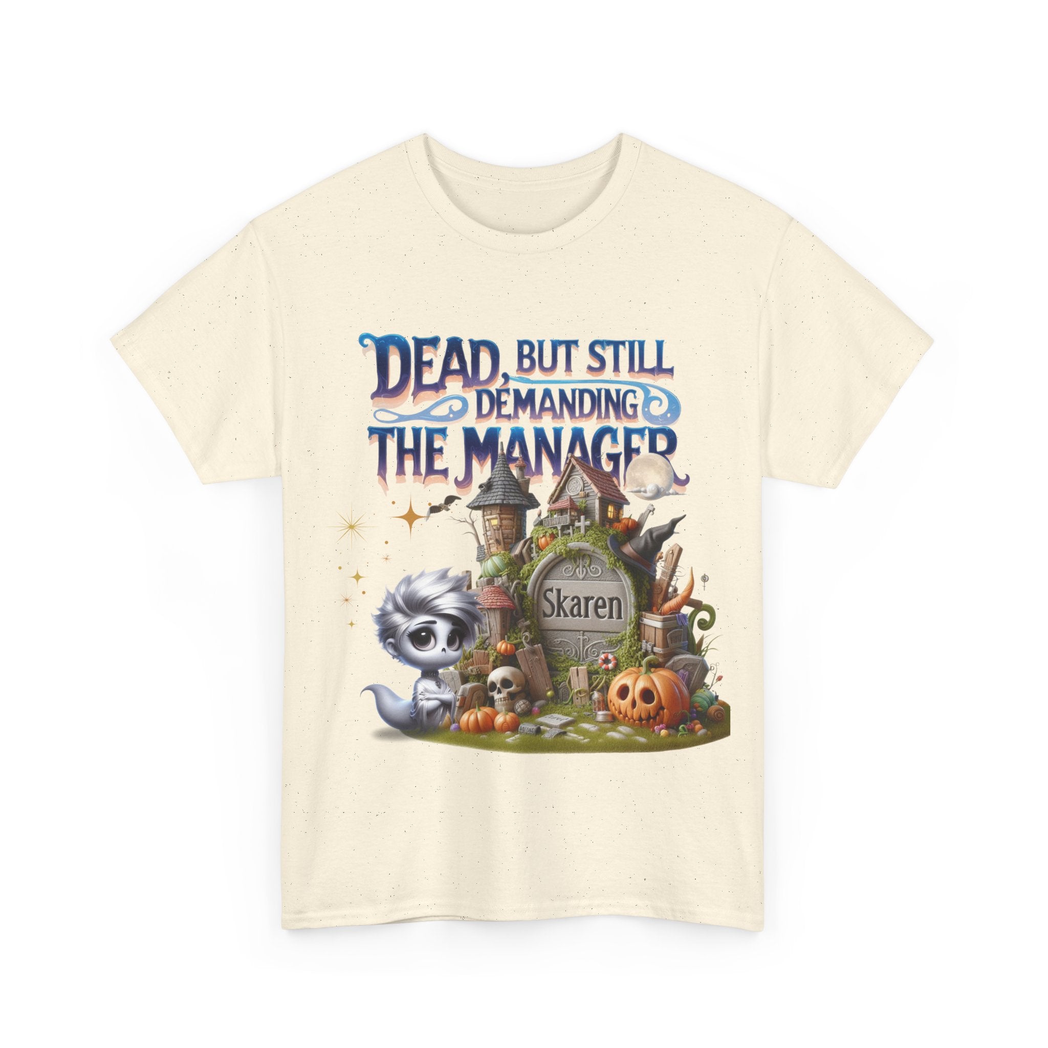 Halloween Demand Manager Tee - Funny Unisex Cotton Shirt, Gift for Karen Lovers, Spooky Season Apparel, Party T-Shirt, Humor Top