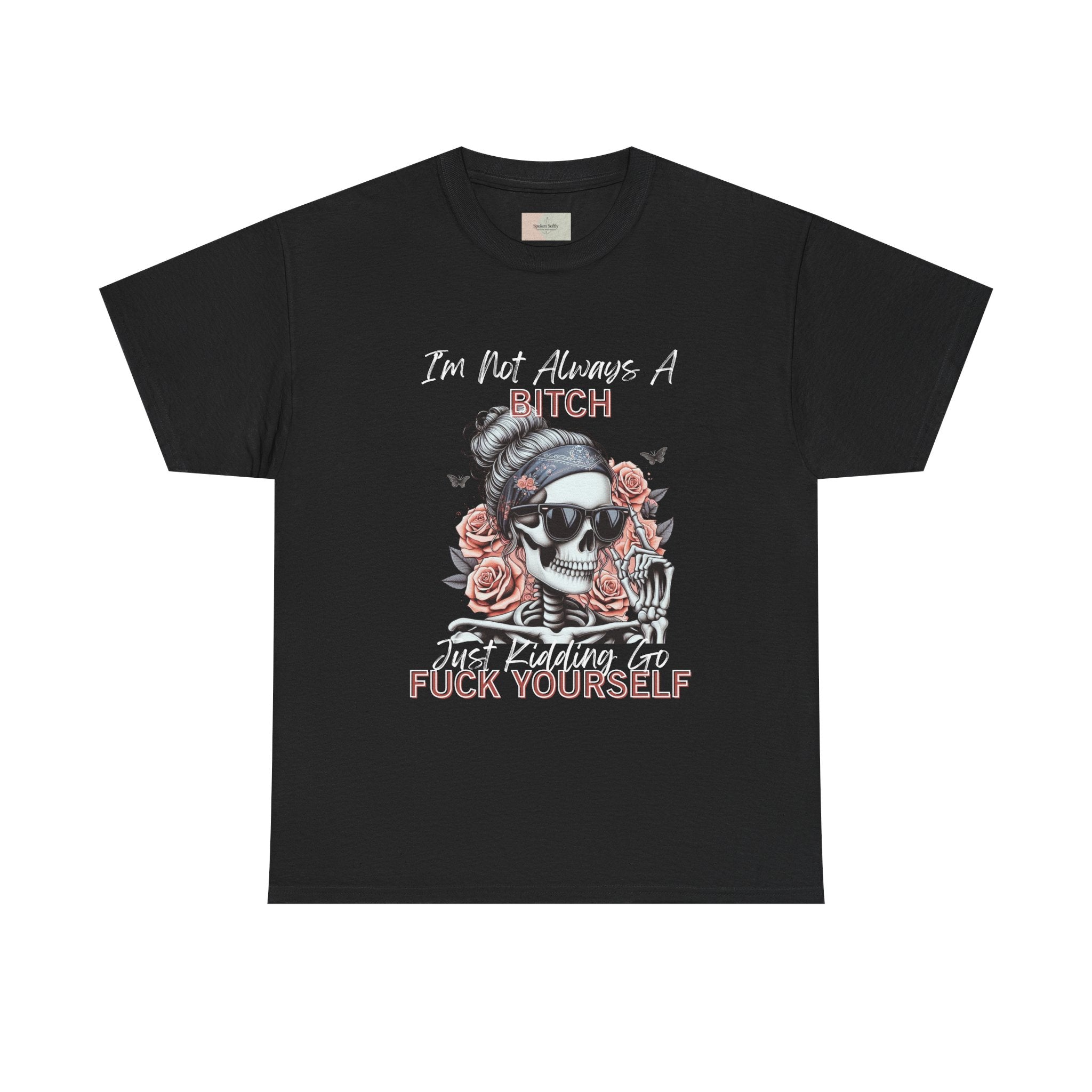 Edgy Graphic Tee, Funny Skull Shirt, Unisex Cotton T-Shirt, Gift for Her, Halloween Shirt, Alternative Fashion