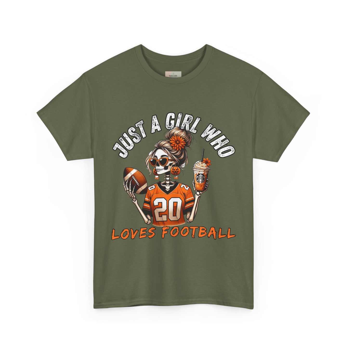 Just a Girl Who Loves Football Unisex Tee, Casual Sports T-Shirt, Football Fan Gift, Game Day Apparel, Fall Sports Top