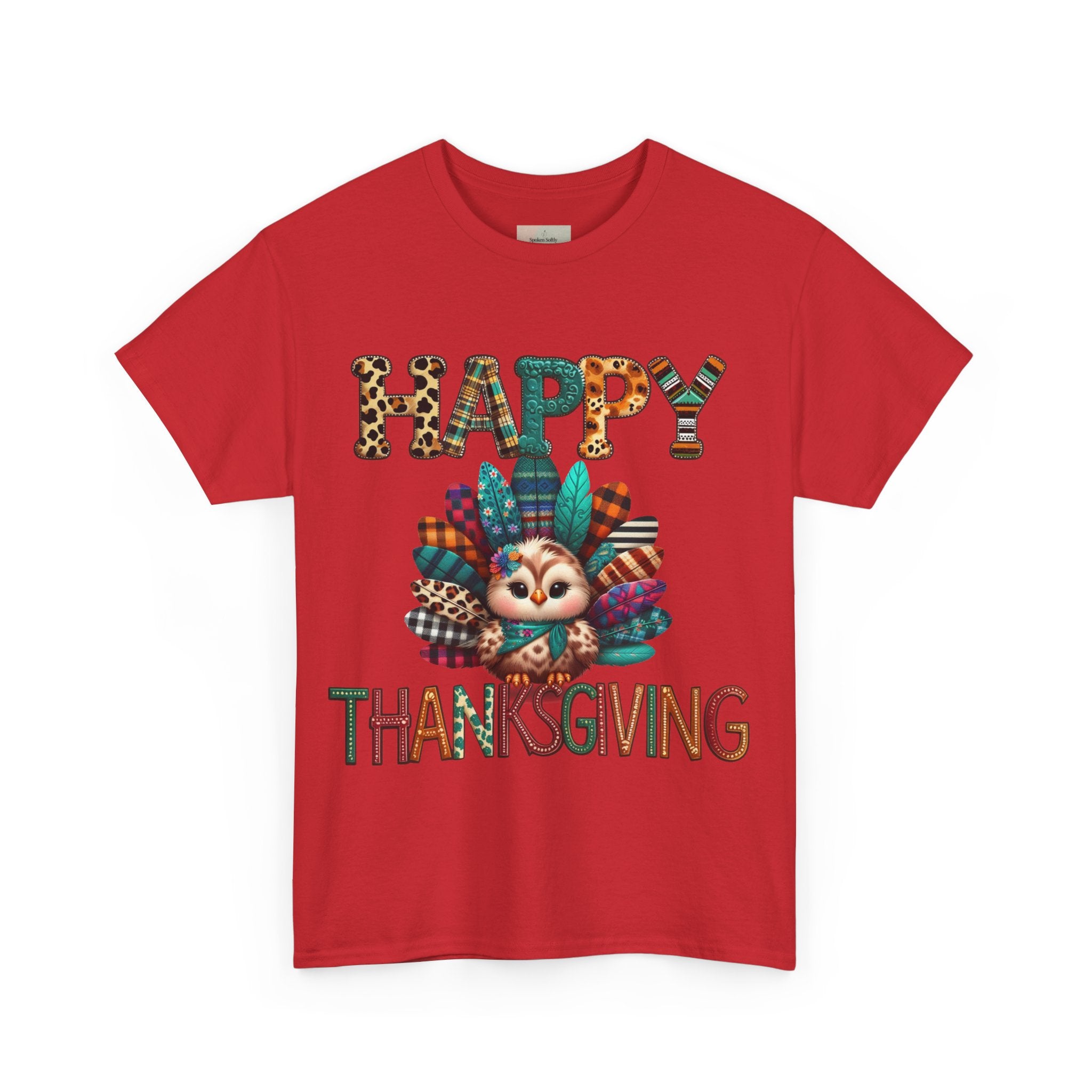 Thanksgiving Turkey T-Shirt, Unisex Heavy Cotton Tee for Fall, Family Gatherings, Holiday Celebrations, Cute Graphic Tee, Turkey Day Shirt