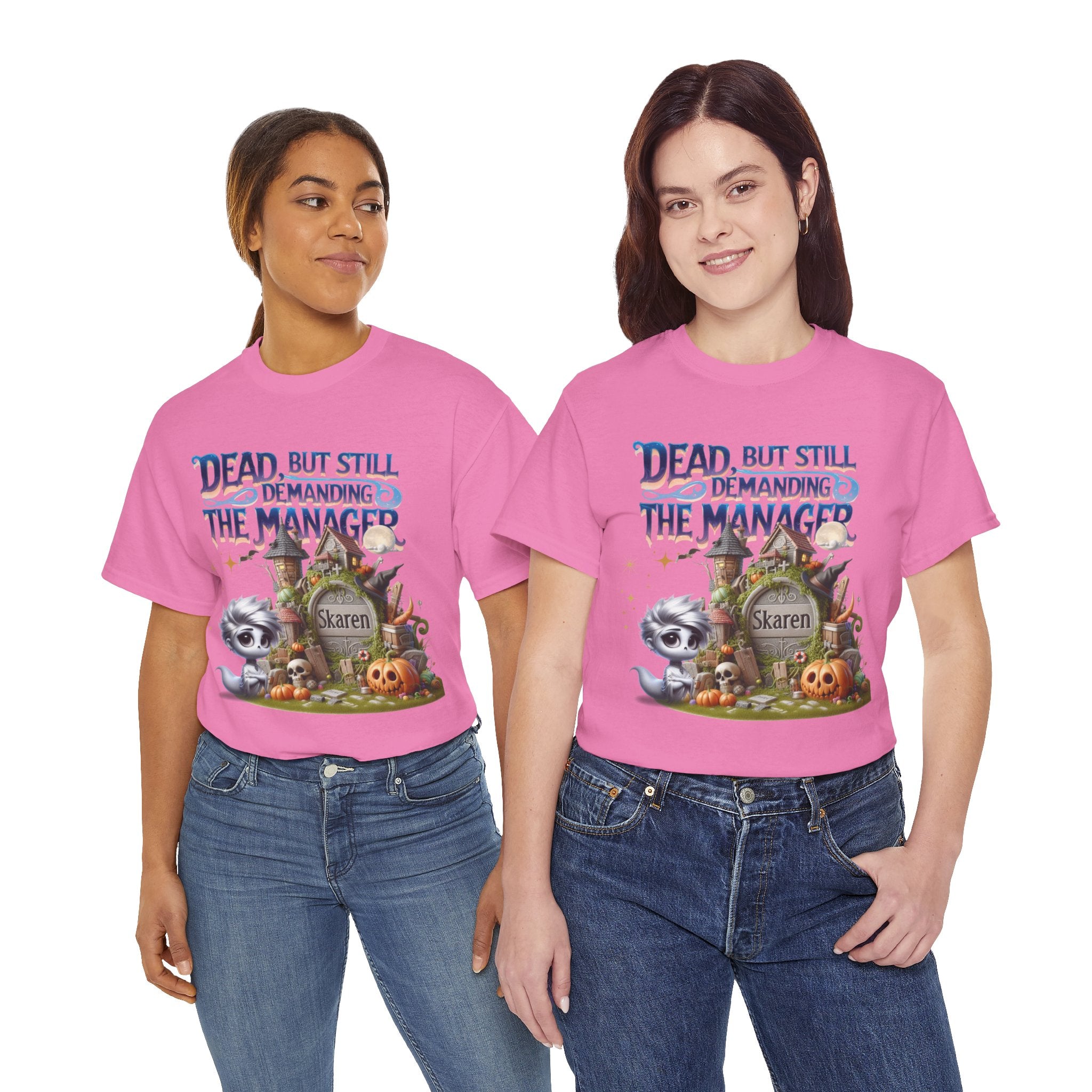Halloween Demand Manager Tee - Funny Unisex Cotton Shirt, Gift for Karen Lovers, Spooky Season Apparel, Party T-Shirt, Humor Top
