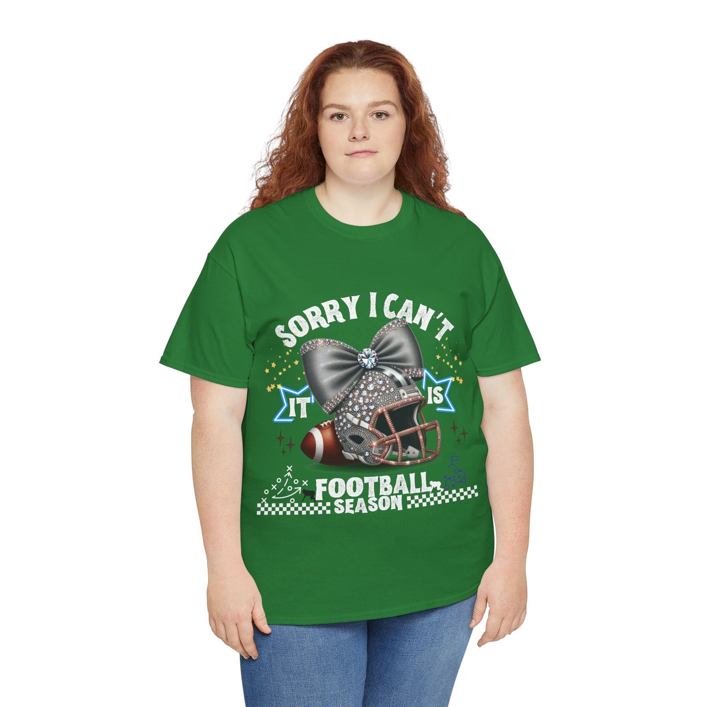 Football Season Bling Tee, Funny Football T-Shirt, Fall Sports Shirt, Unisex Graphic Tee, Gift for Sports Fans