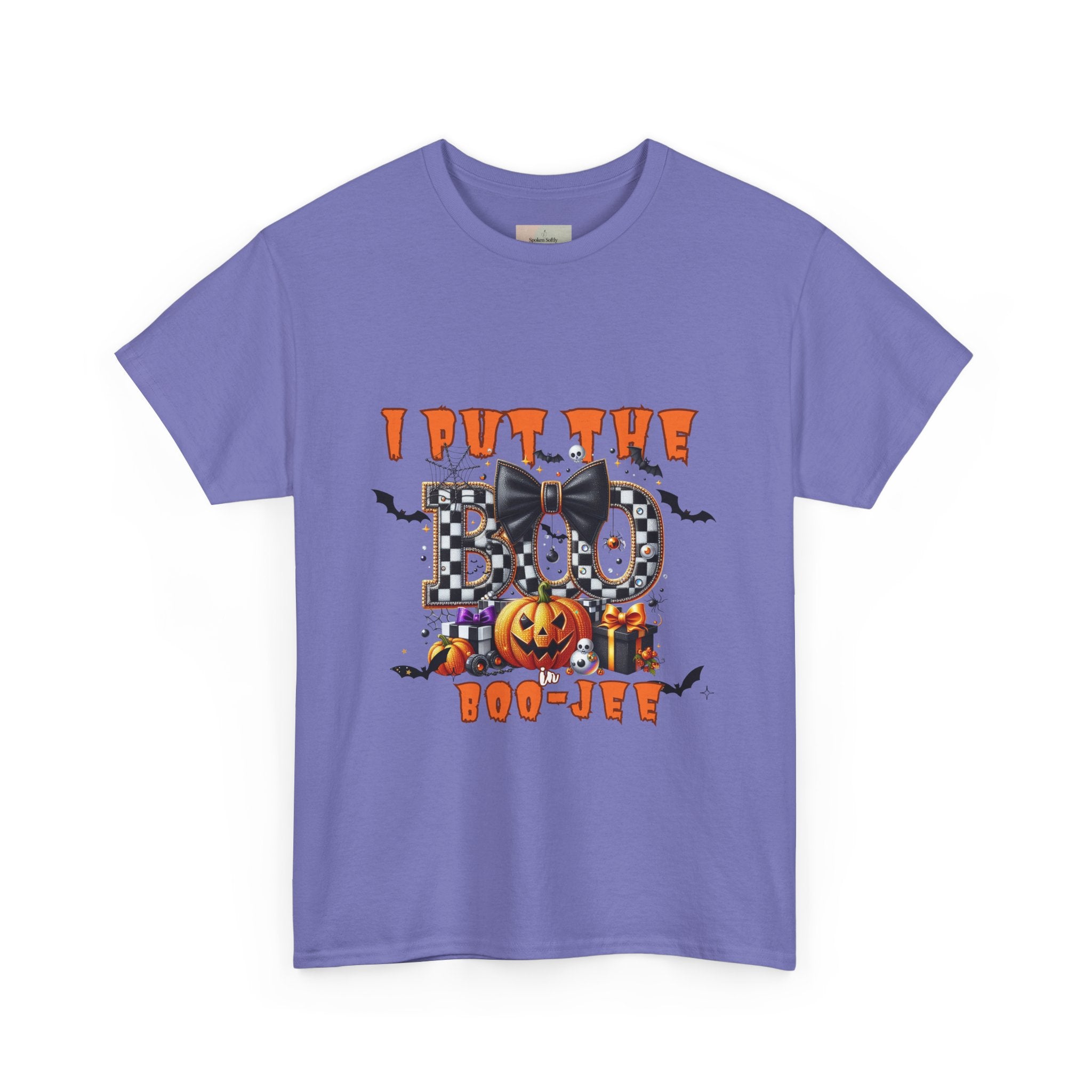 Halloween Themed Unisex Tee - I Put The Boo In Boo-Jew, Cute Funny Halloween T-Shirt, Spooky Season Apparel, Halloween Party Wear, [...]