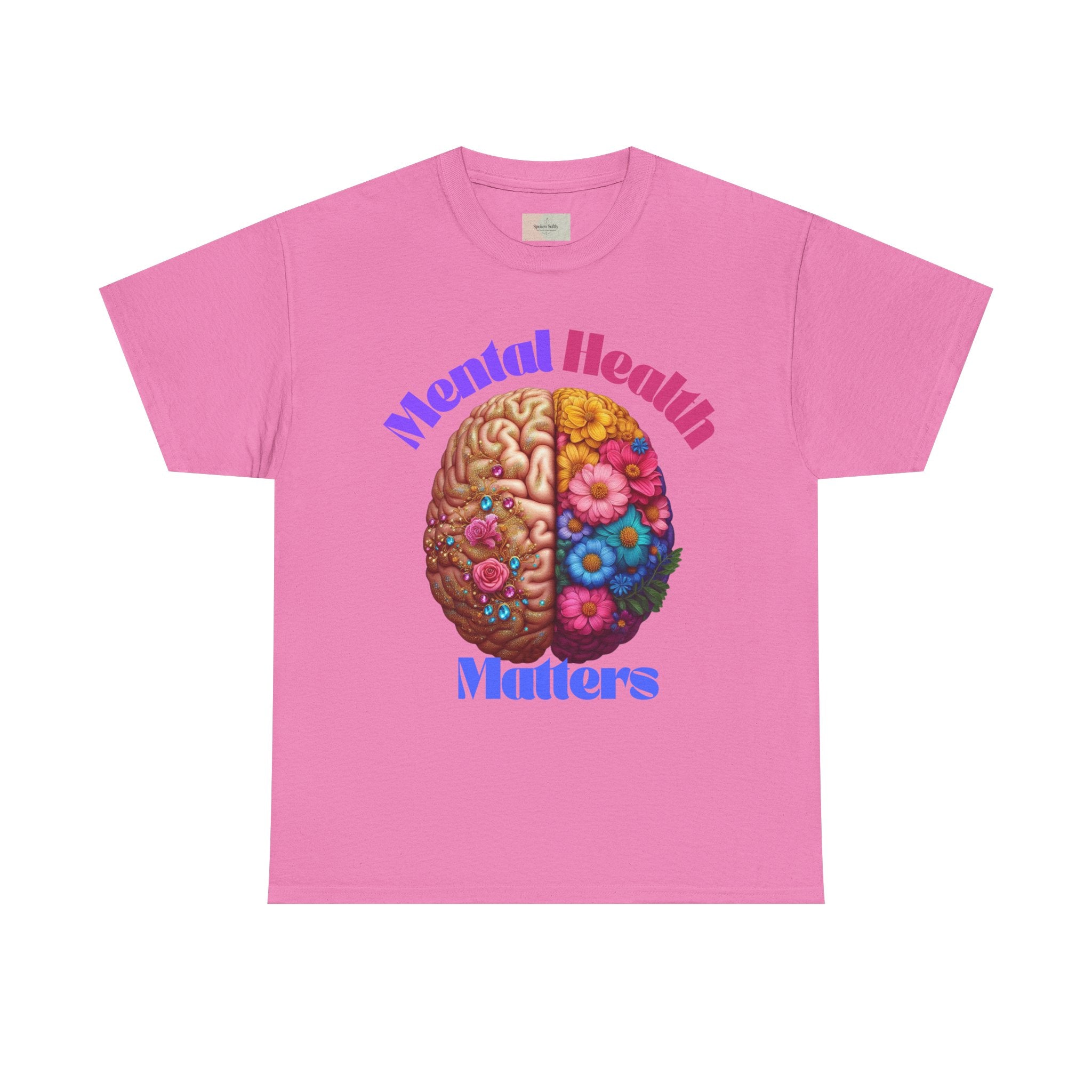 Mental Health Matters Tee, Unisex Cotton Shirt for Awareness, Gift for Self-Care, Casual Wear, Comfortable Everyday Style