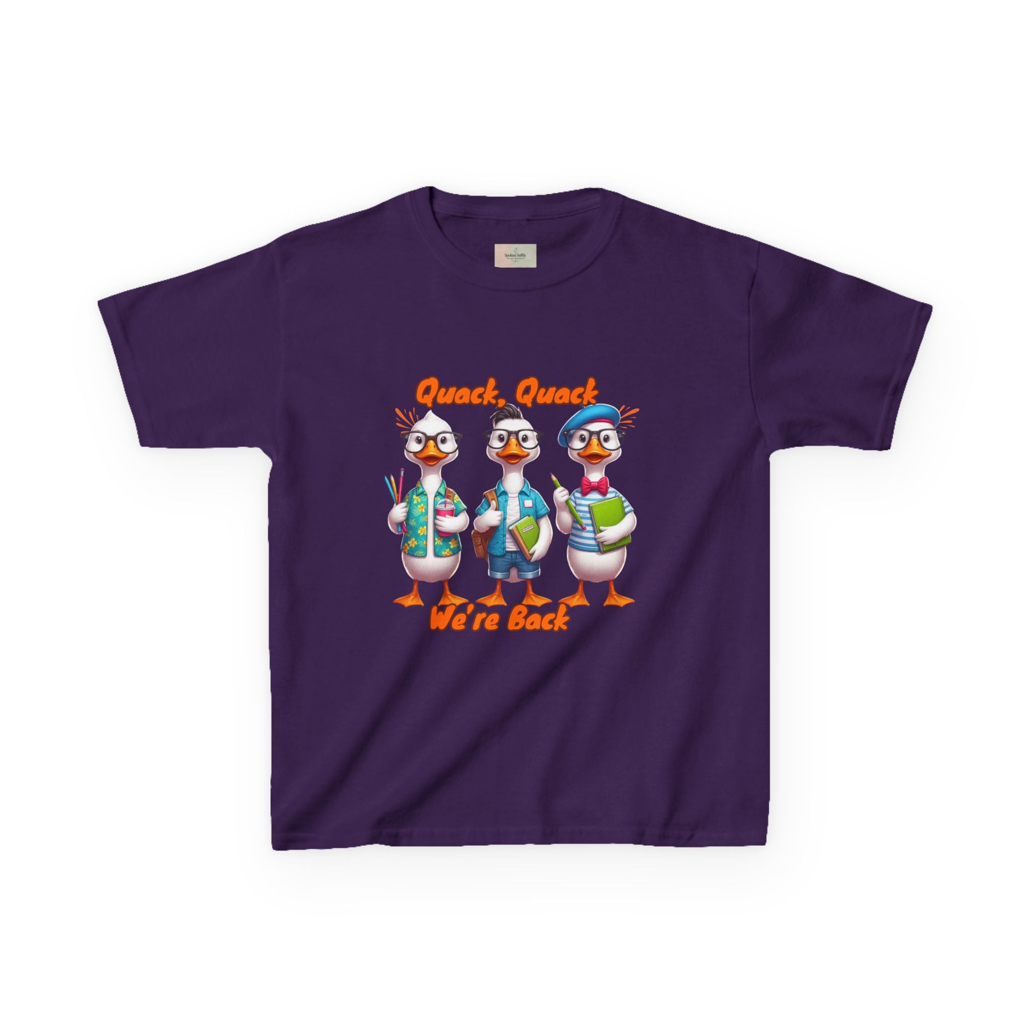 Cute Duck Graphic Kids Tee, Funny Animal T-Shirt for Children, Birthday Gift, Funny Quote Shirt, Kids Wear, Summer Outfit