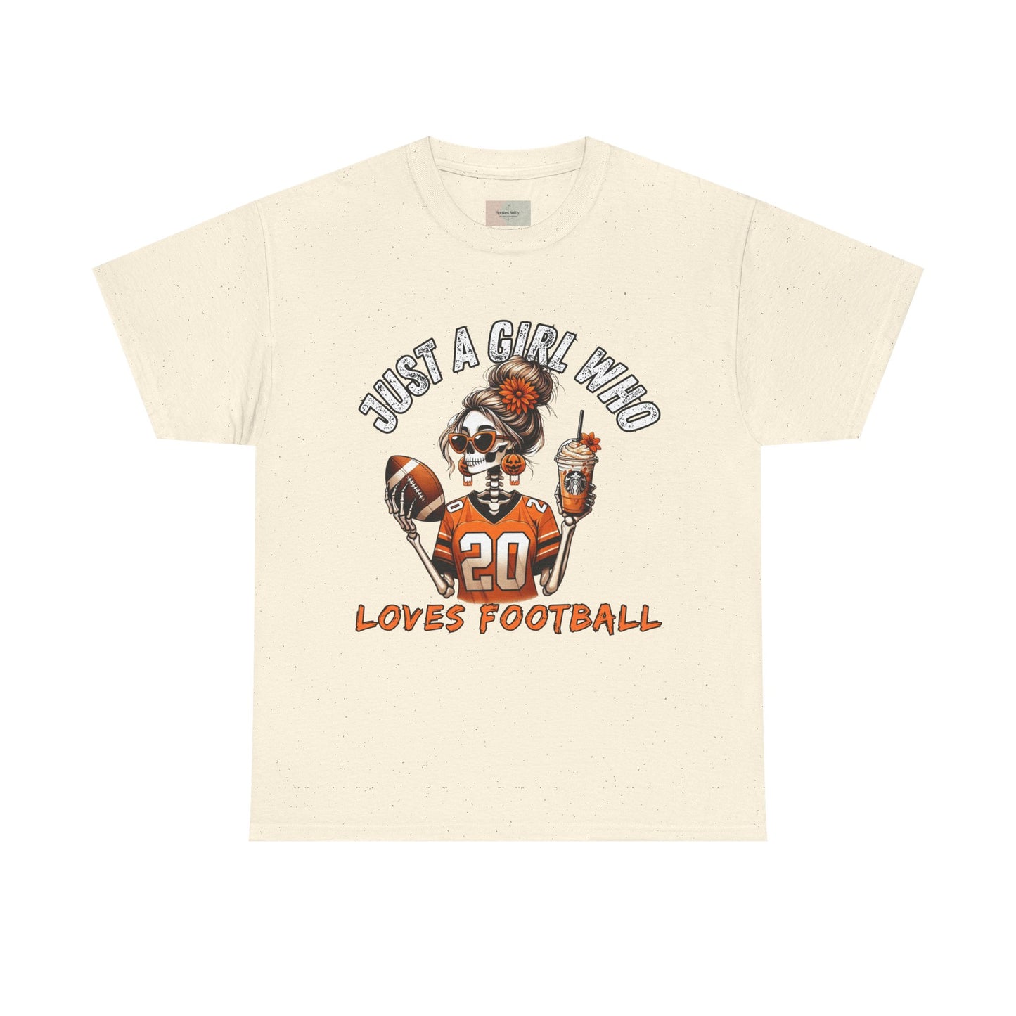 Just a Girl Who Loves Football Unisex Tee, Casual Sports T-Shirt, Football Fan Gift, Game Day Apparel, Fall Sports Top
