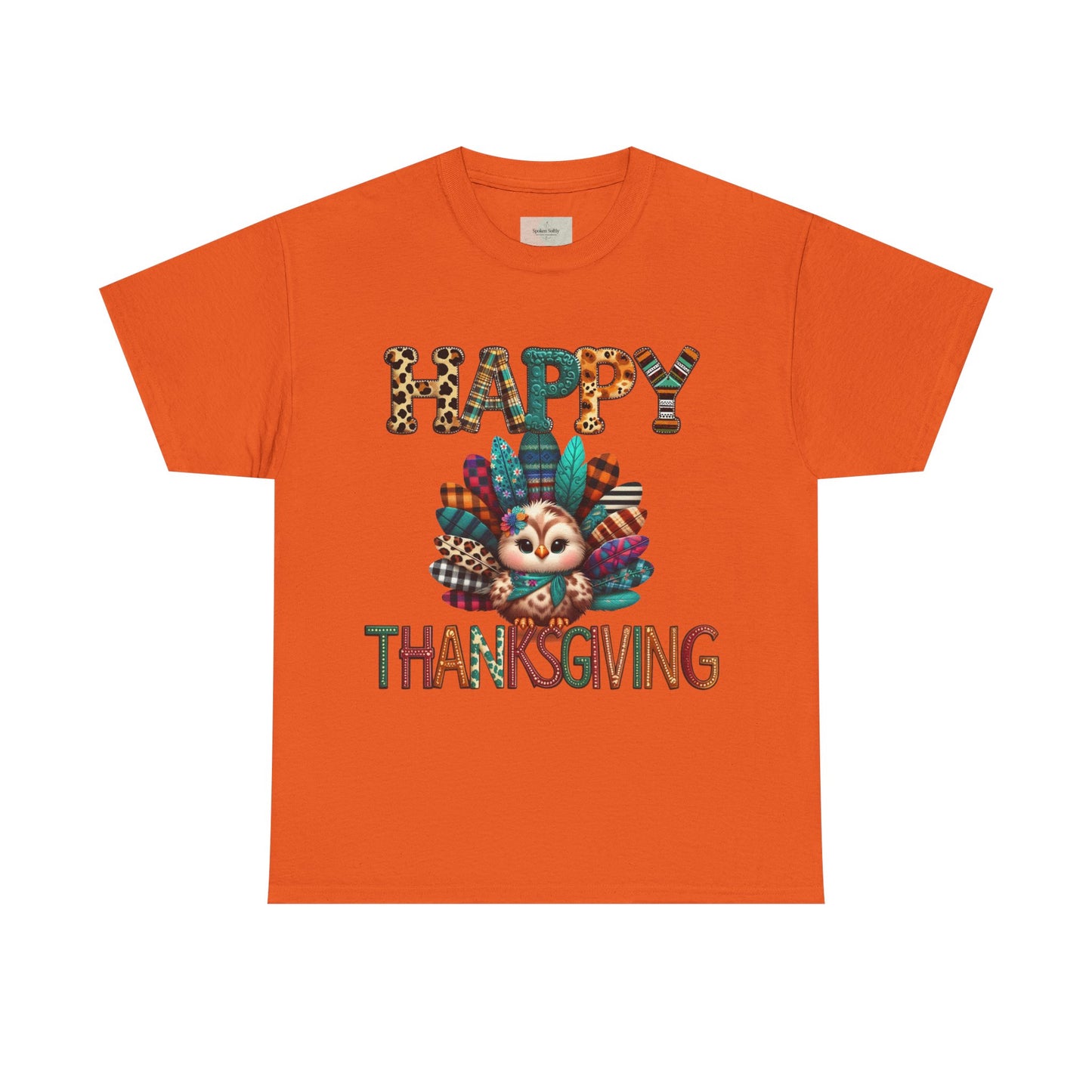 Thanksgiving Turkey T-Shirt, Unisex Heavy Cotton Tee for Fall, Family Gatherings, Holiday Celebrations, Cute Graphic Tee, Turkey Day Shirt
