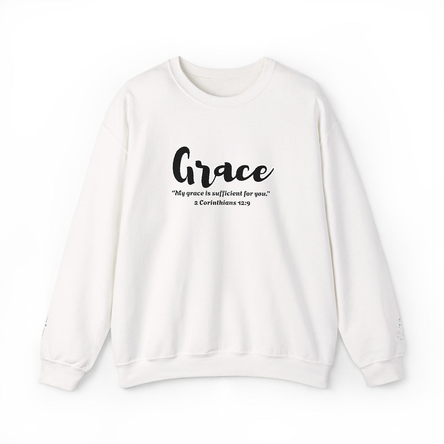 My Grace Is Sufficient Sweatshirt – Christian Crewneck, Faith-Inspired Unisex Pullover, Encouraging Gift
