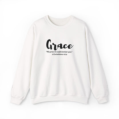 My Grace Is Sufficient Sweatshirt – Christian Crewneck, Faith-Inspired Unisex Pullover, Encouraging Gift