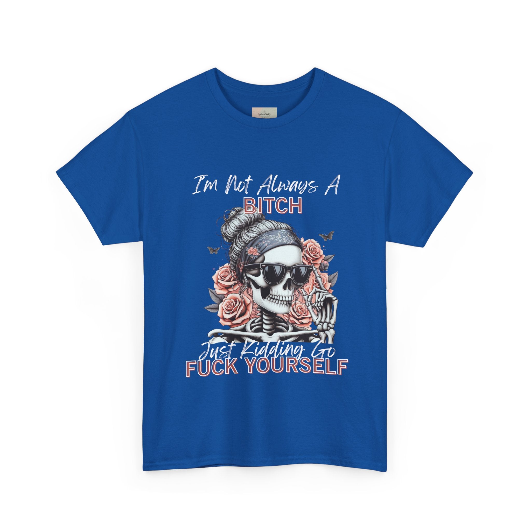 Edgy Graphic Tee, Funny Skull Shirt, Unisex Cotton T-Shirt, Gift for Her, Halloween Shirt, Alternative Fashion
