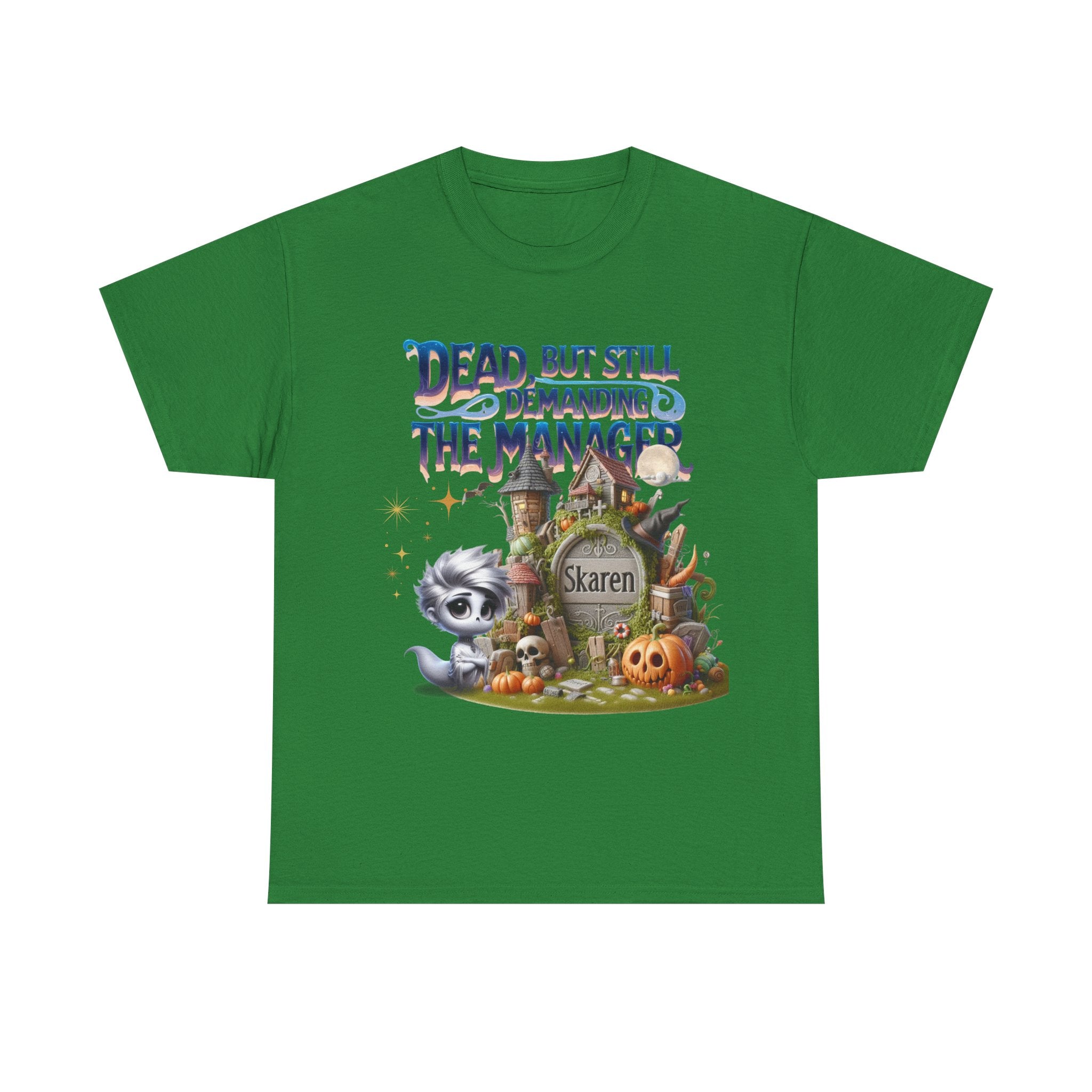 Halloween Demand Manager Tee - Funny Unisex Cotton Shirt, Gift for Karen Lovers, Spooky Season Apparel, Party T-Shirt, Humor Top