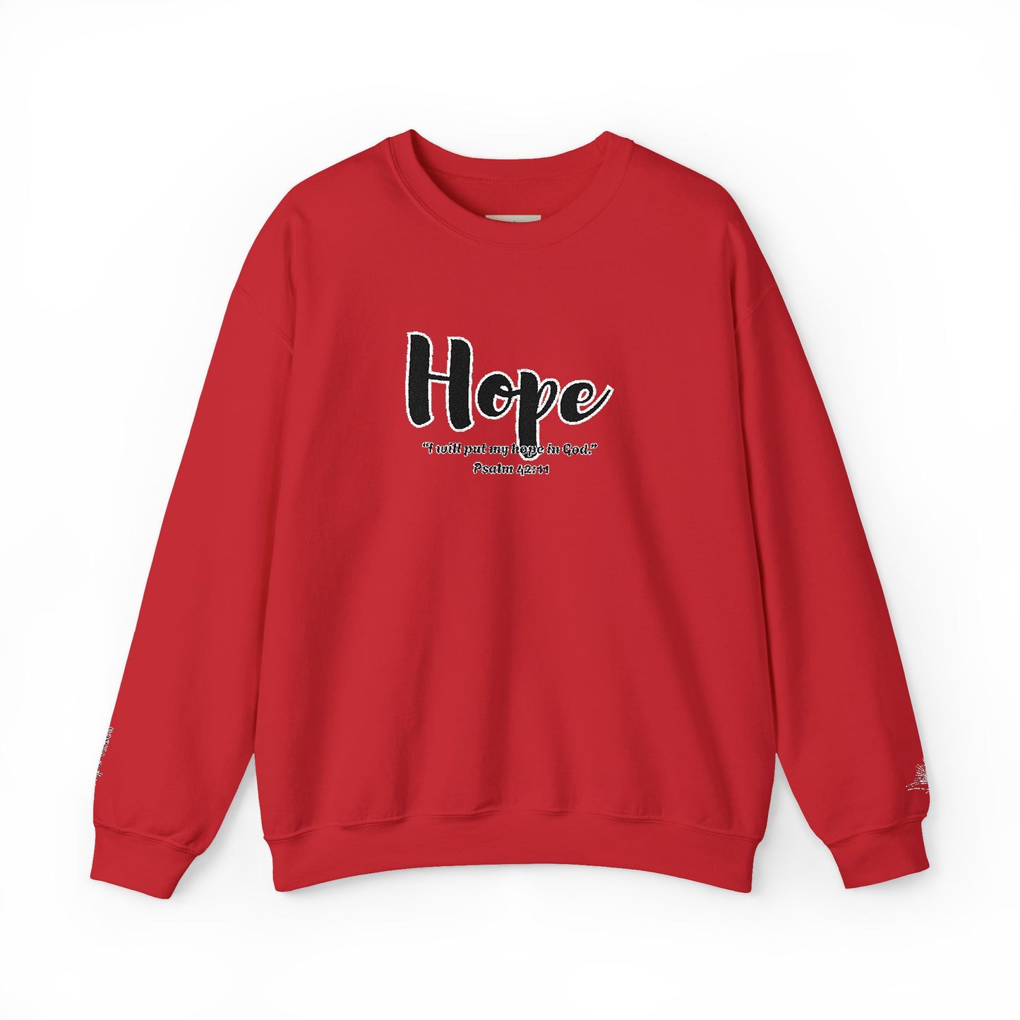 Hopeful Inspirational Crewneck Sweatshirt, Cozy Gift for Faith, Daily Motivation, Religious Apparel, Unisex Hope Sweatshirt