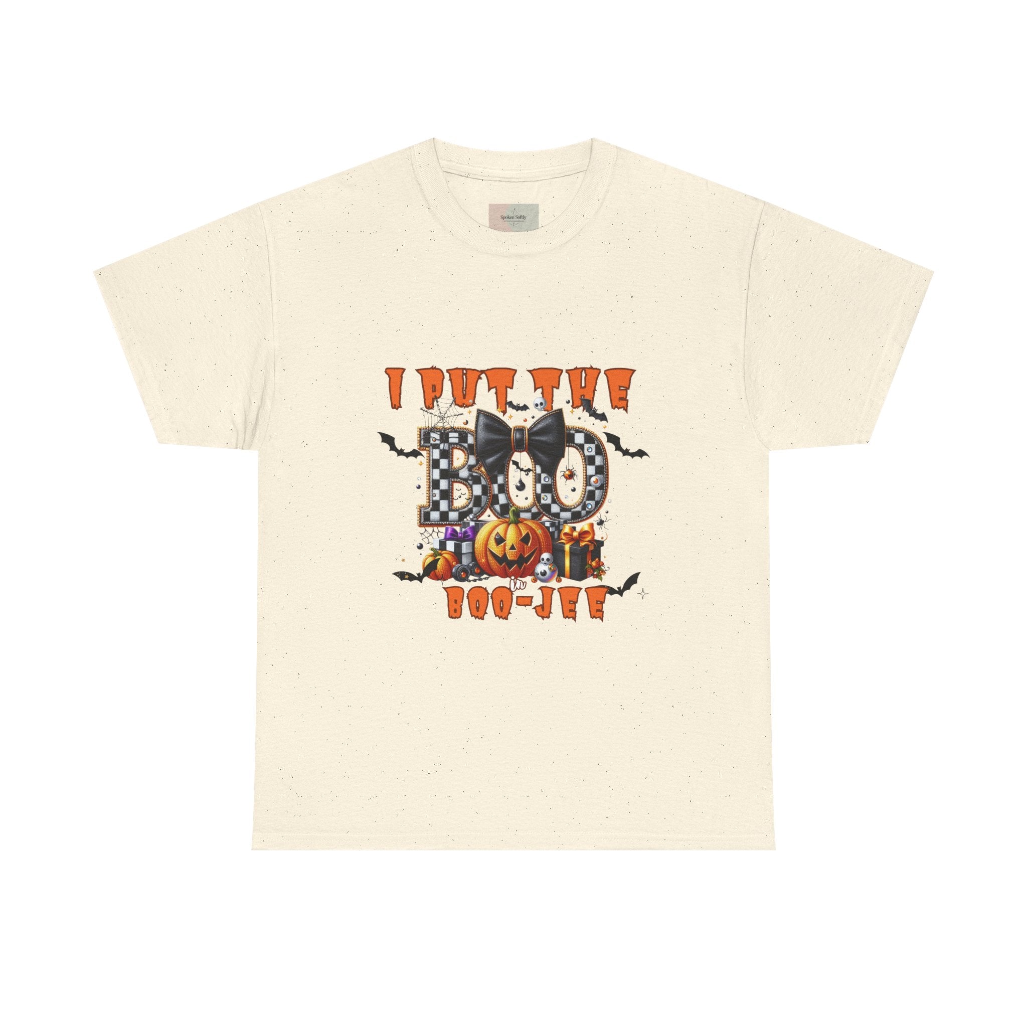 Halloween Themed Unisex Tee - I Put The Boo In Boo-Jew, Cute Funny Halloween T-Shirt, Spooky Season Apparel, Halloween Party Wear, [...]