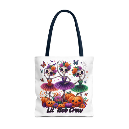 Halloween-Themed Tote Bag, Customizable Lil Boo Crew Halloween Tote, Spooky Gift Idea, Seasonal Shopping Bag, Fall Festival Accessory
