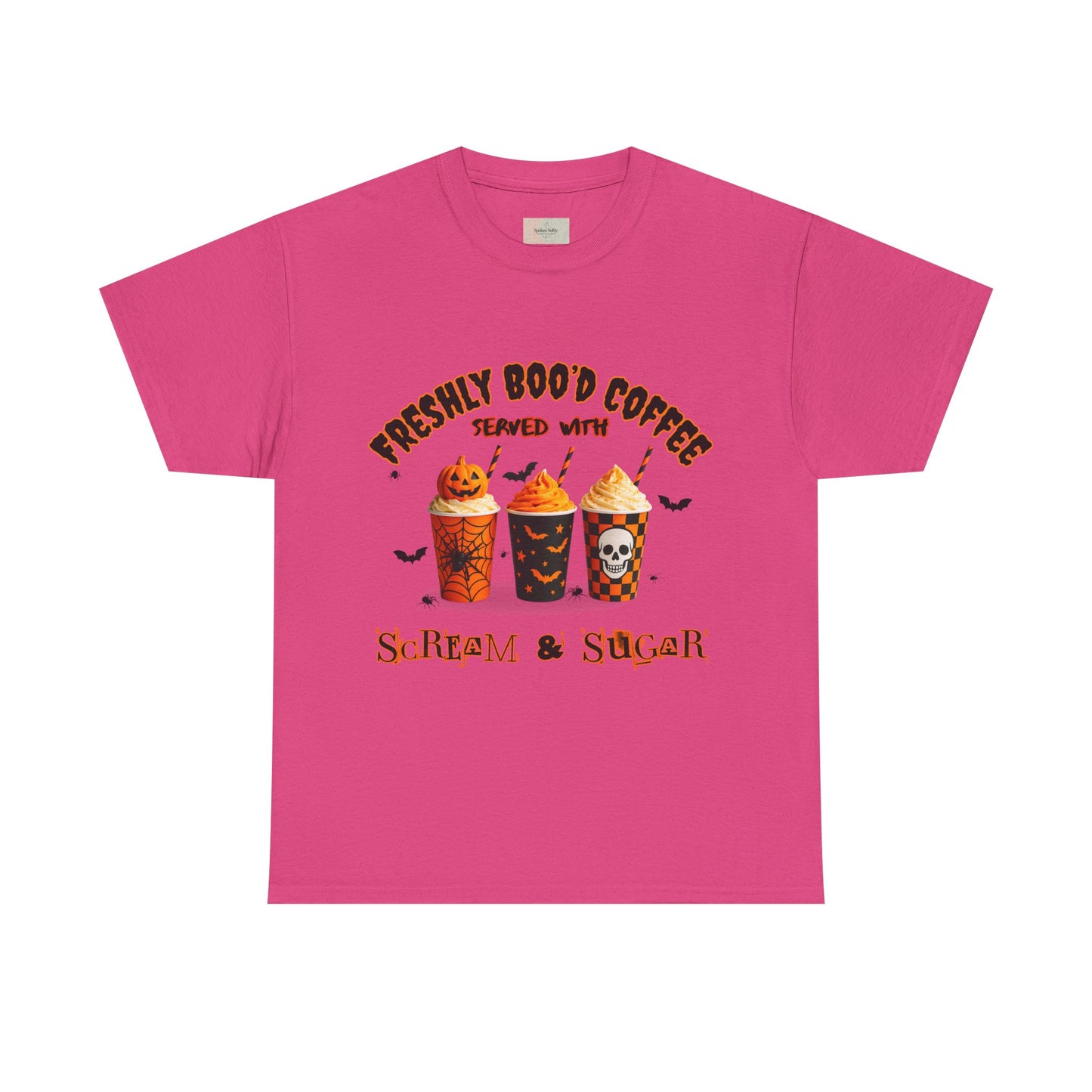 Halloween Coffee Tee, Fun Graphic T-Shirt, Unisex Shirt for Pumpkin Spice Lovers, Spooky Season Apparel, Boo-tiful Halloween Gift