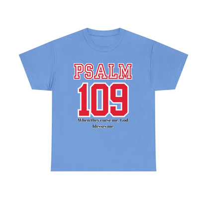 Inspirational Psalm 109 T-Shirt, Faith Tee, Religious Apparel, Unisex Graphic Tee, Christian Gift, Spiritual Wear, Bible Verse Clothing