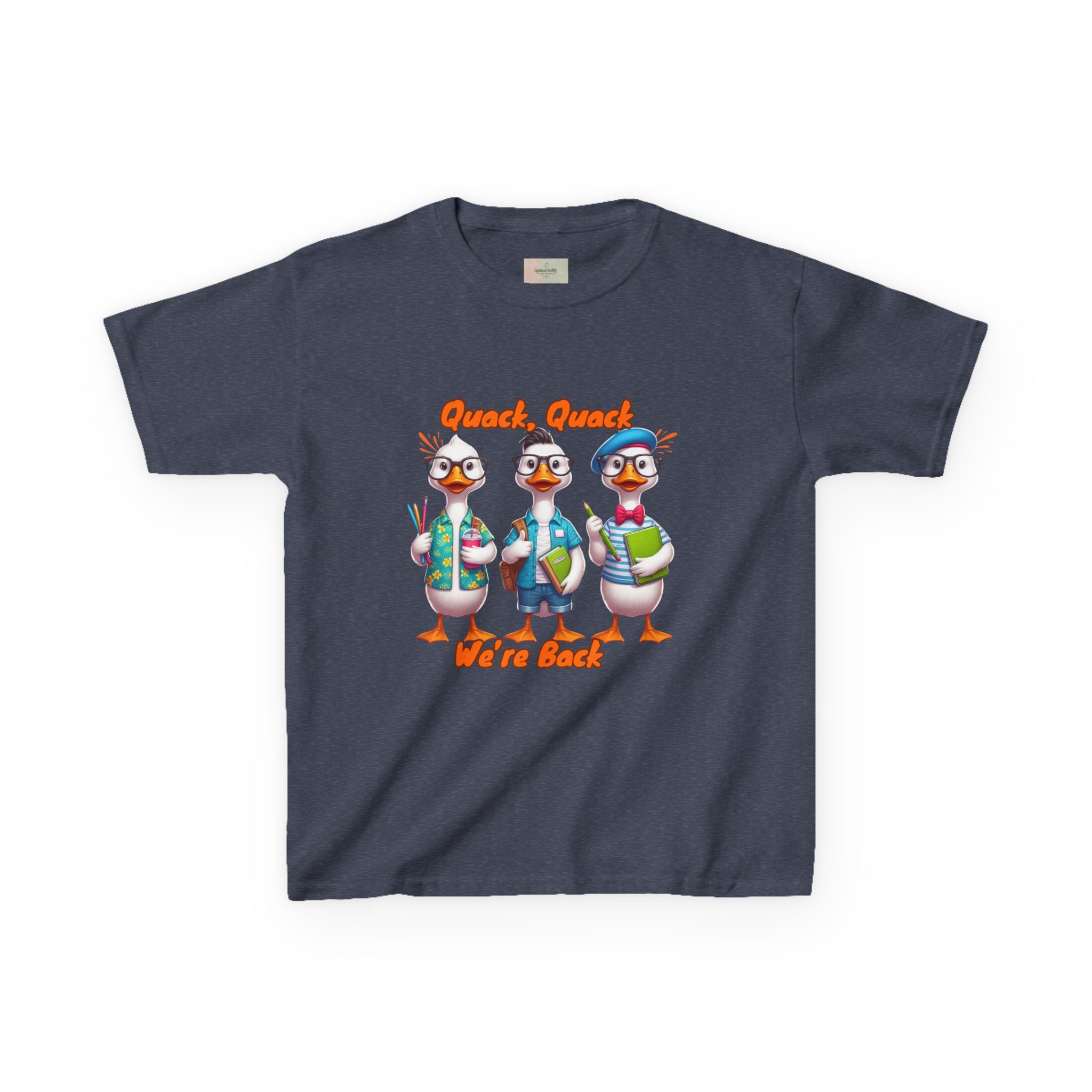 Cute Duck Graphic Kids Tee, Funny Animal T-Shirt for Children, Birthday Gift, Funny Quote Shirt, Kids Wear, Summer Outfit