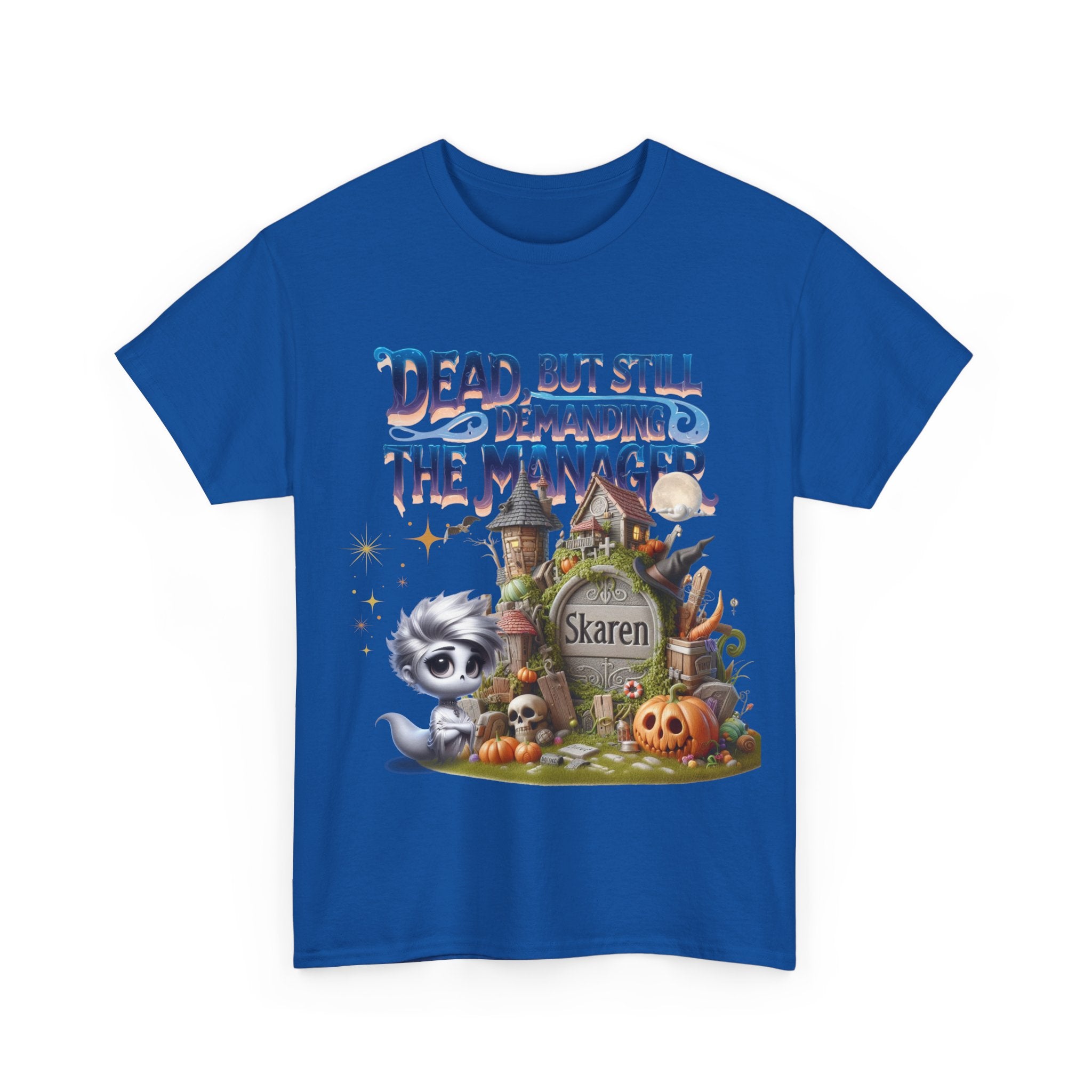 Halloween Demand Manager Tee - Funny Unisex Cotton Shirt, Gift for Karen Lovers, Spooky Season Apparel, Party T-Shirt, Humor Top