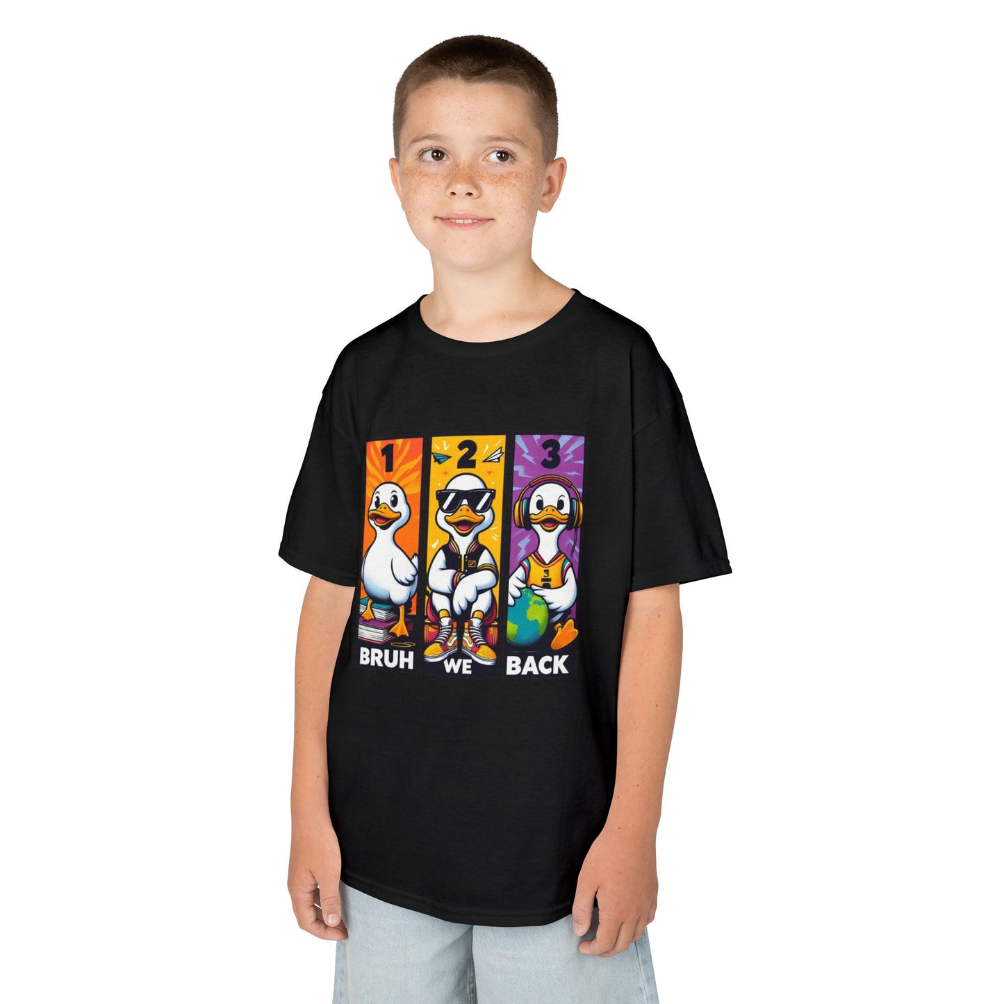 Kids' Graphic Tee | Fun Cartoon Ducks Design, Unique Kids T-Shirt, Playful Outfit, Perfect Gift for Birthdays and Parties