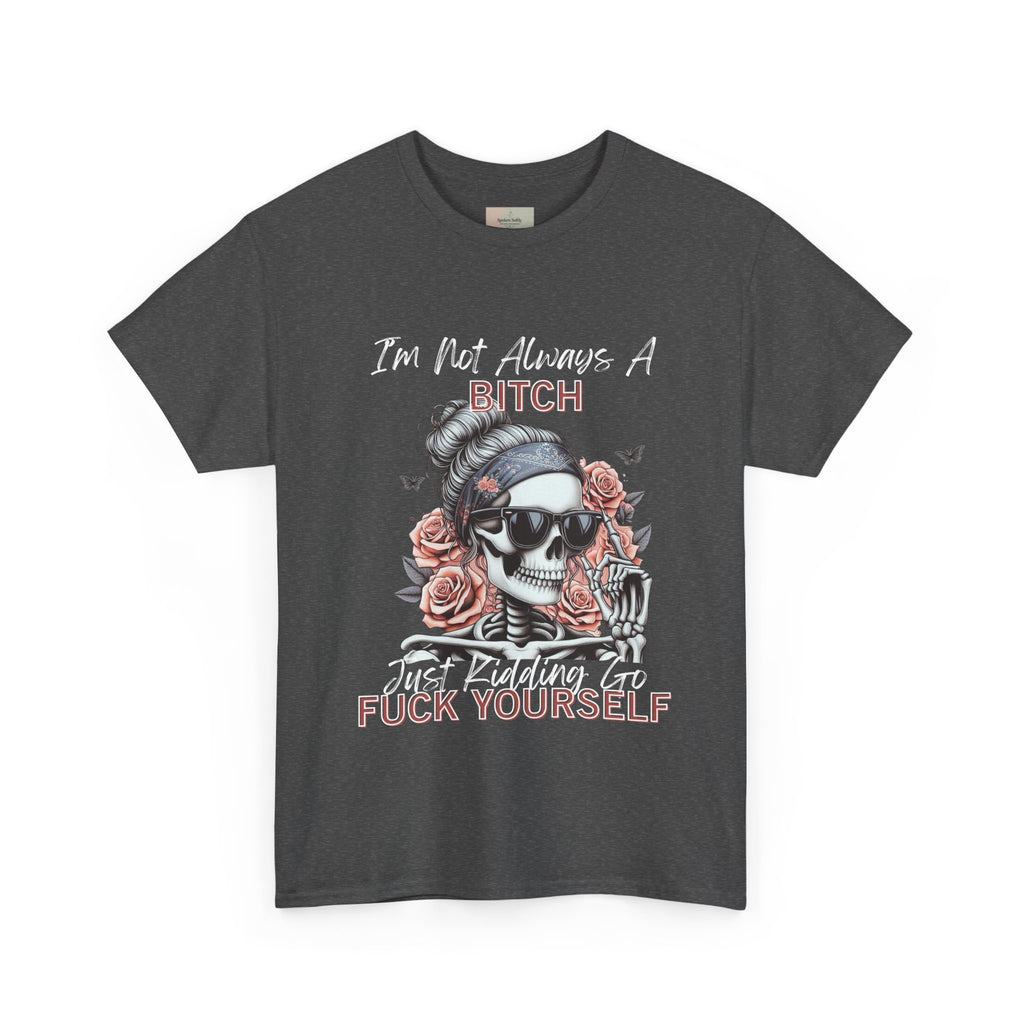 Edgy Graphic Tee, Funny Skull Shirt, Unisex Cotton T-Shirt, Gift for Her, Halloween Shirt, Alternative Fashion