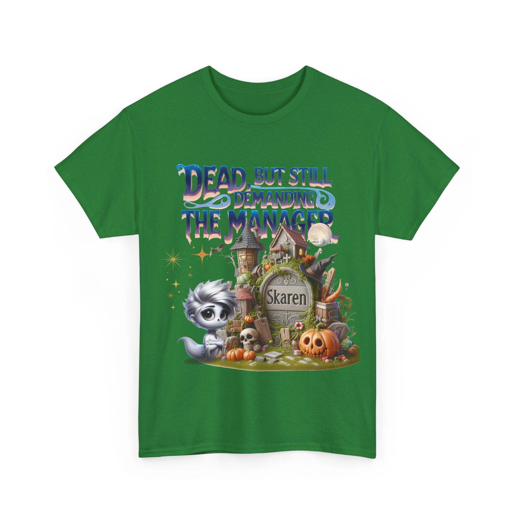 Halloween Demand Manager Tee - Funny Unisex Cotton Shirt, Gift for Karen Lovers, Spooky Season Apparel, Party T-Shirt, Humor Top