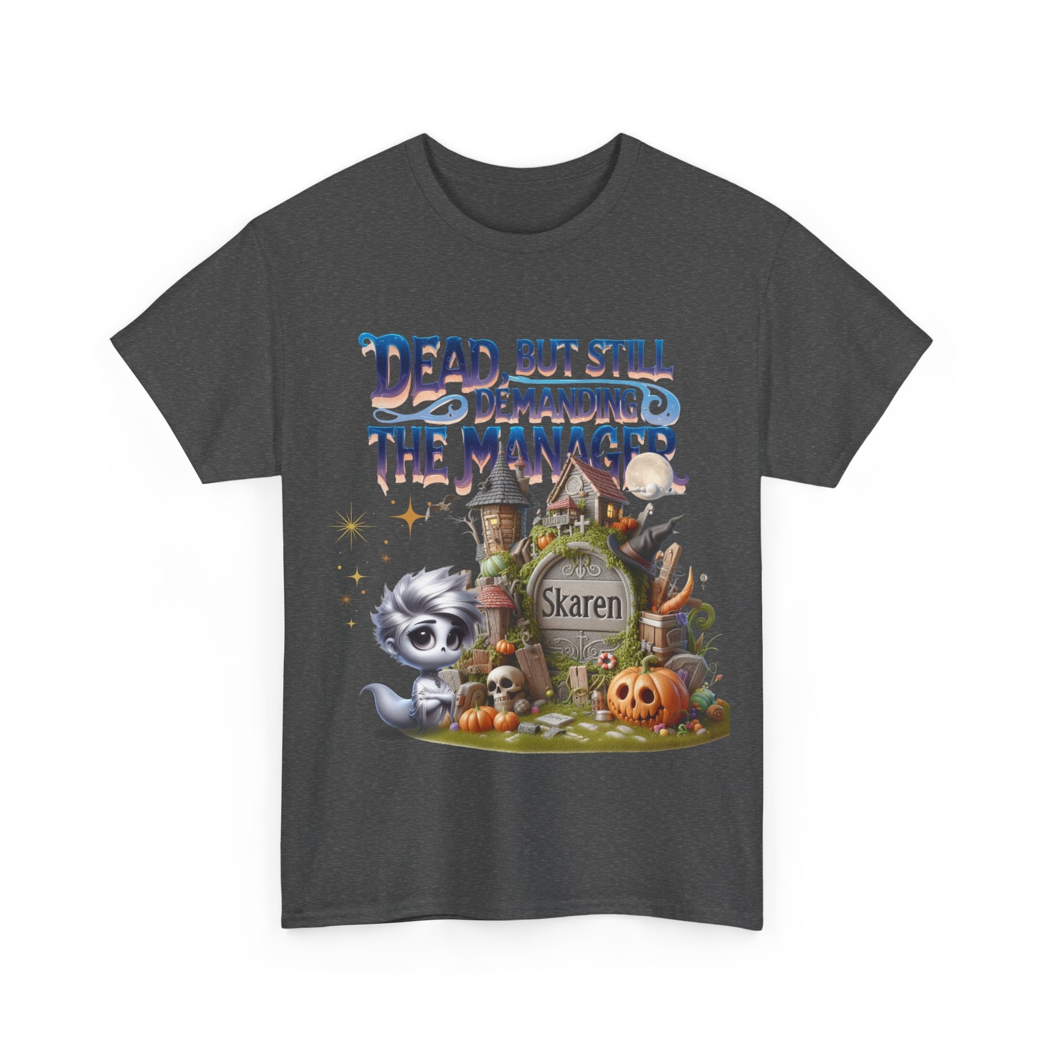 Halloween Demand Manager Tee - Funny Unisex Cotton Shirt, Gift for Karen Lovers, Spooky Season Apparel, Party T-Shirt, Humor Top