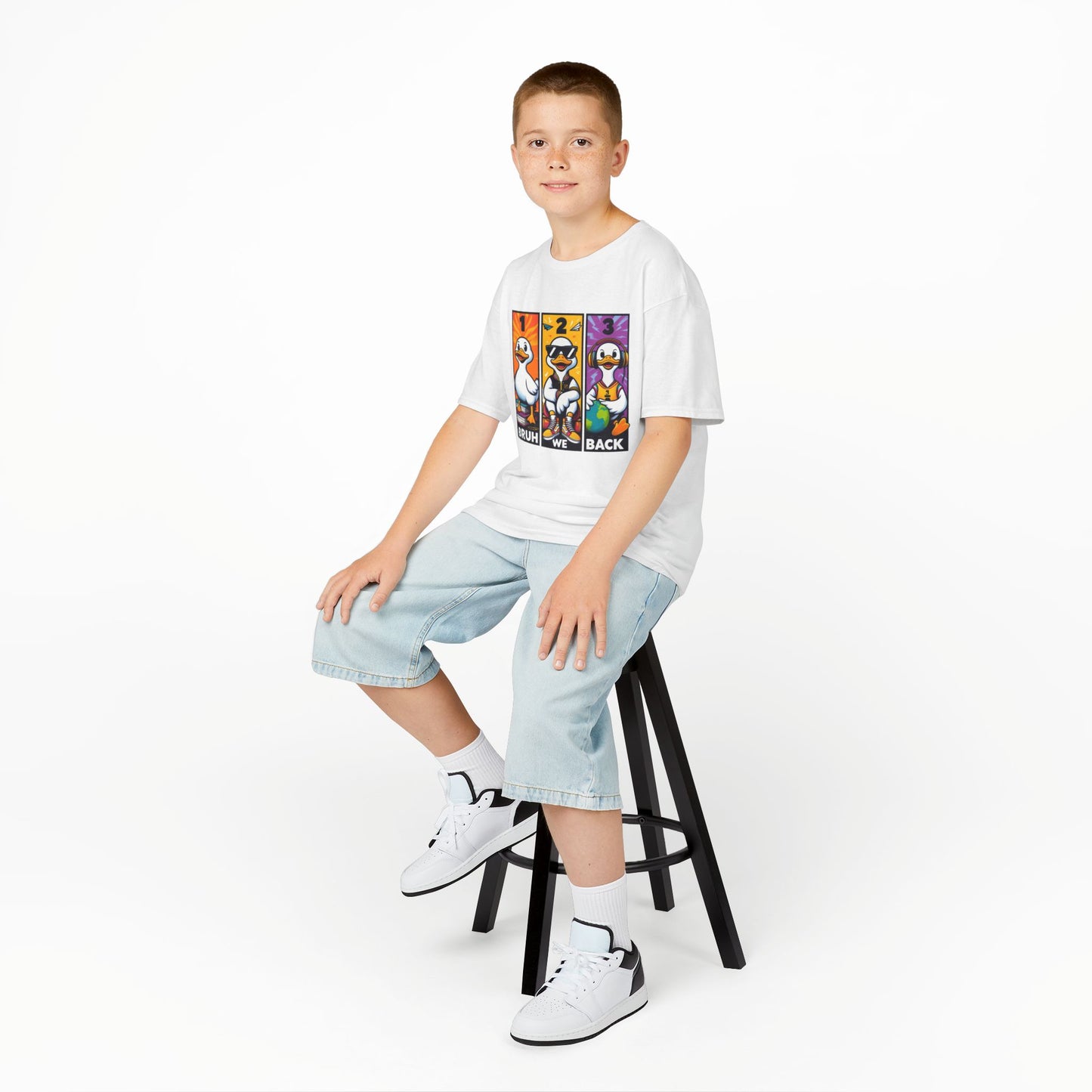 Kids' Graphic Tee | Fun Cartoon Ducks Design, Unique Kids T-Shirt, Playful Outfit, Perfect Gift for Birthdays and Parties