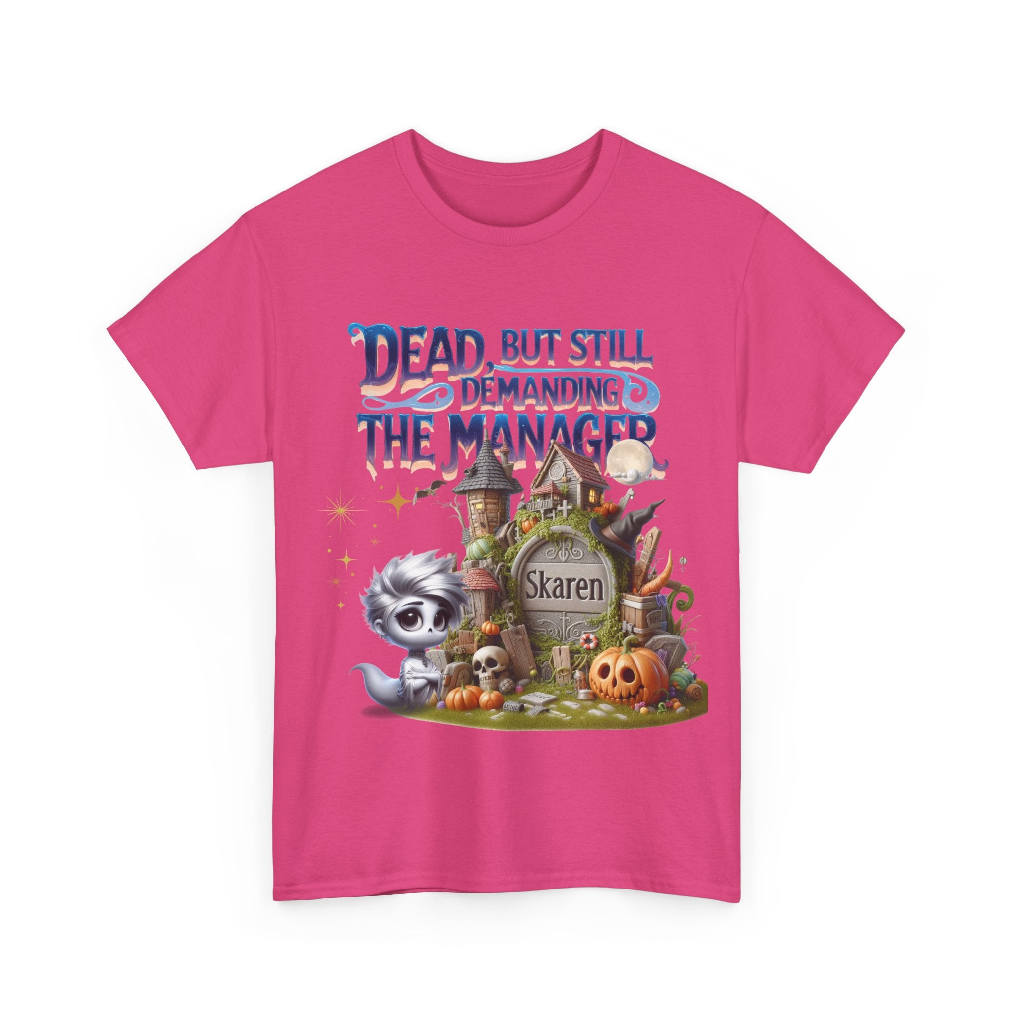 Halloween Demand Manager Tee - Funny Unisex Cotton Shirt, Gift for Karen Lovers, Spooky Season Apparel, Party T-Shirt, Humor Top
