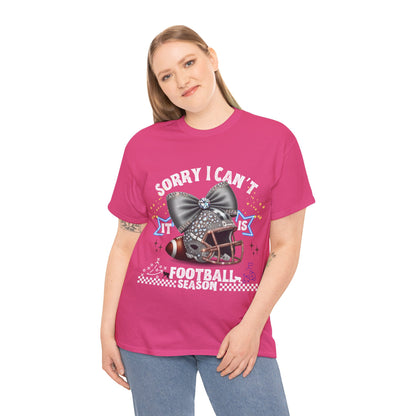 Football Season Bling Tee, Funny Football T-Shirt, Fall Sports Shirt, Unisex Graphic Tee, Gift for Sports Fans