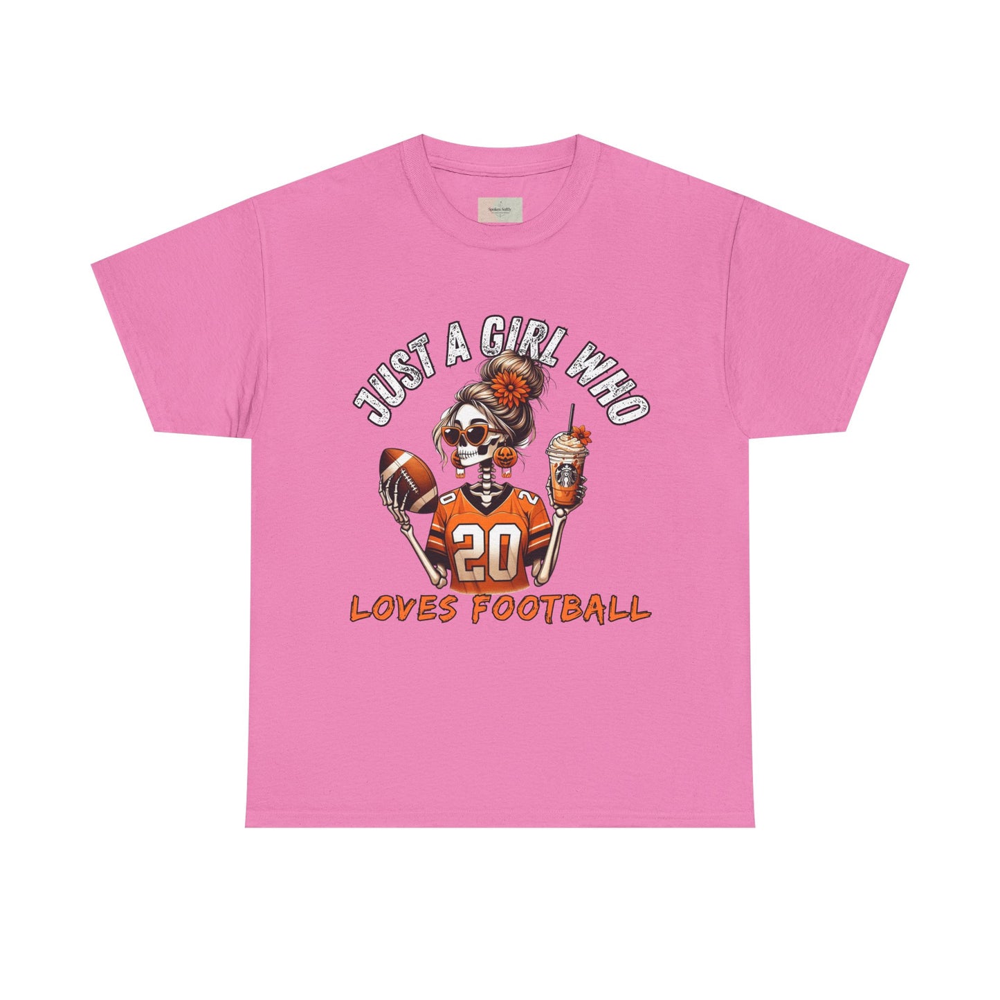 Just a Girl Who Loves Football Unisex Tee, Casual Sports T-Shirt, Football Fan Gift, Game Day Apparel, Fall Sports Top