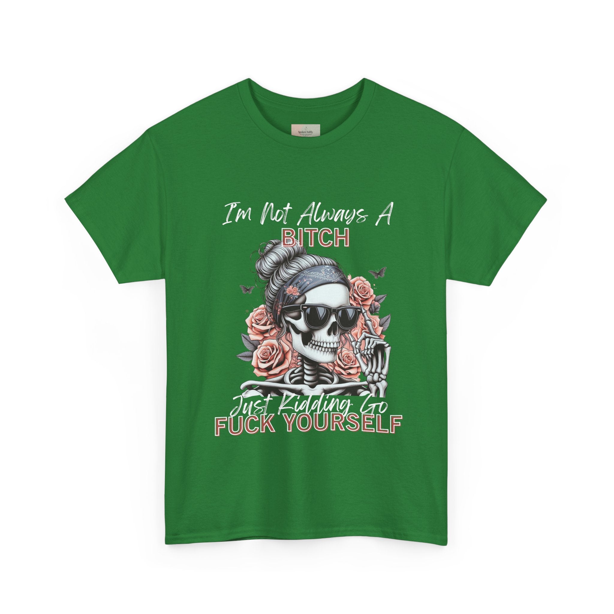 Edgy Graphic Tee, Funny Skull Shirt, Unisex Cotton T-Shirt, Gift for Her, Halloween Shirt, Alternative Fashion