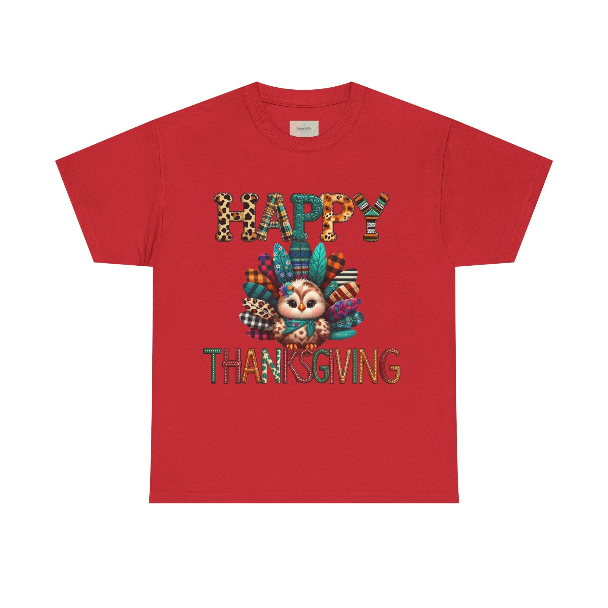 Thanksgiving Turkey T-Shirt, Unisex Heavy Cotton Tee for Fall, Family Gatherings, Holiday Celebrations, Cute Graphic Tee, Turkey Day Shirt