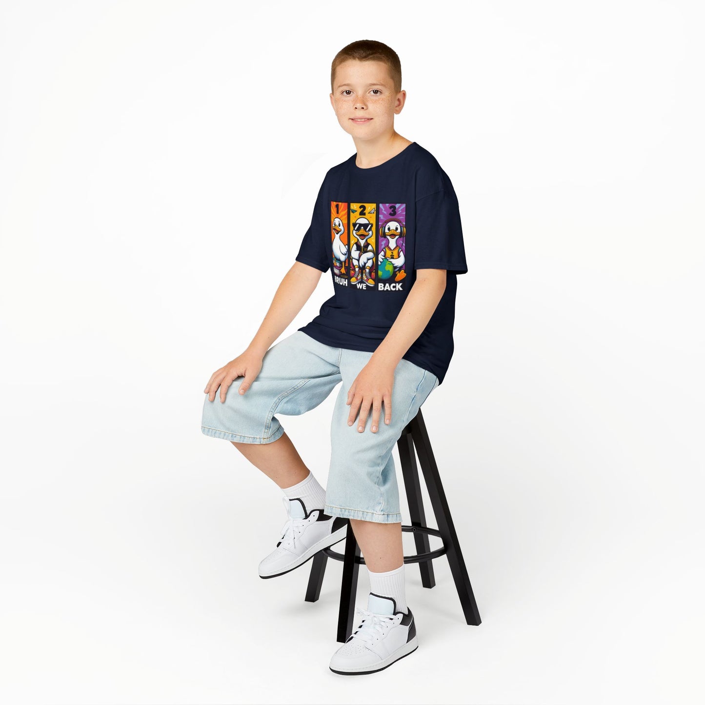 Kids' Graphic Tee | Fun Cartoon Ducks Design, Unique Kids T-Shirt, Playful Outfit, Perfect Gift for Birthdays and Parties