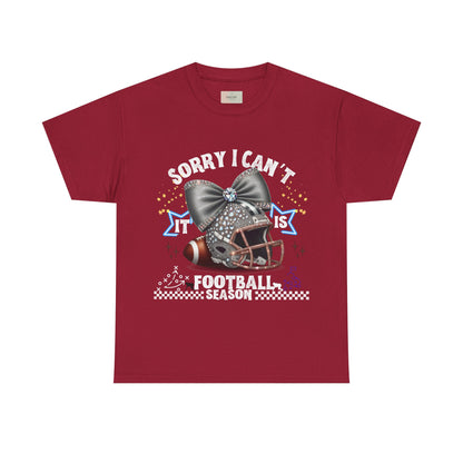 Football Season Bling Tee, Funny Football T-Shirt, Fall Sports Shirt, Unisex Graphic Tee, Gift for Sports Fans